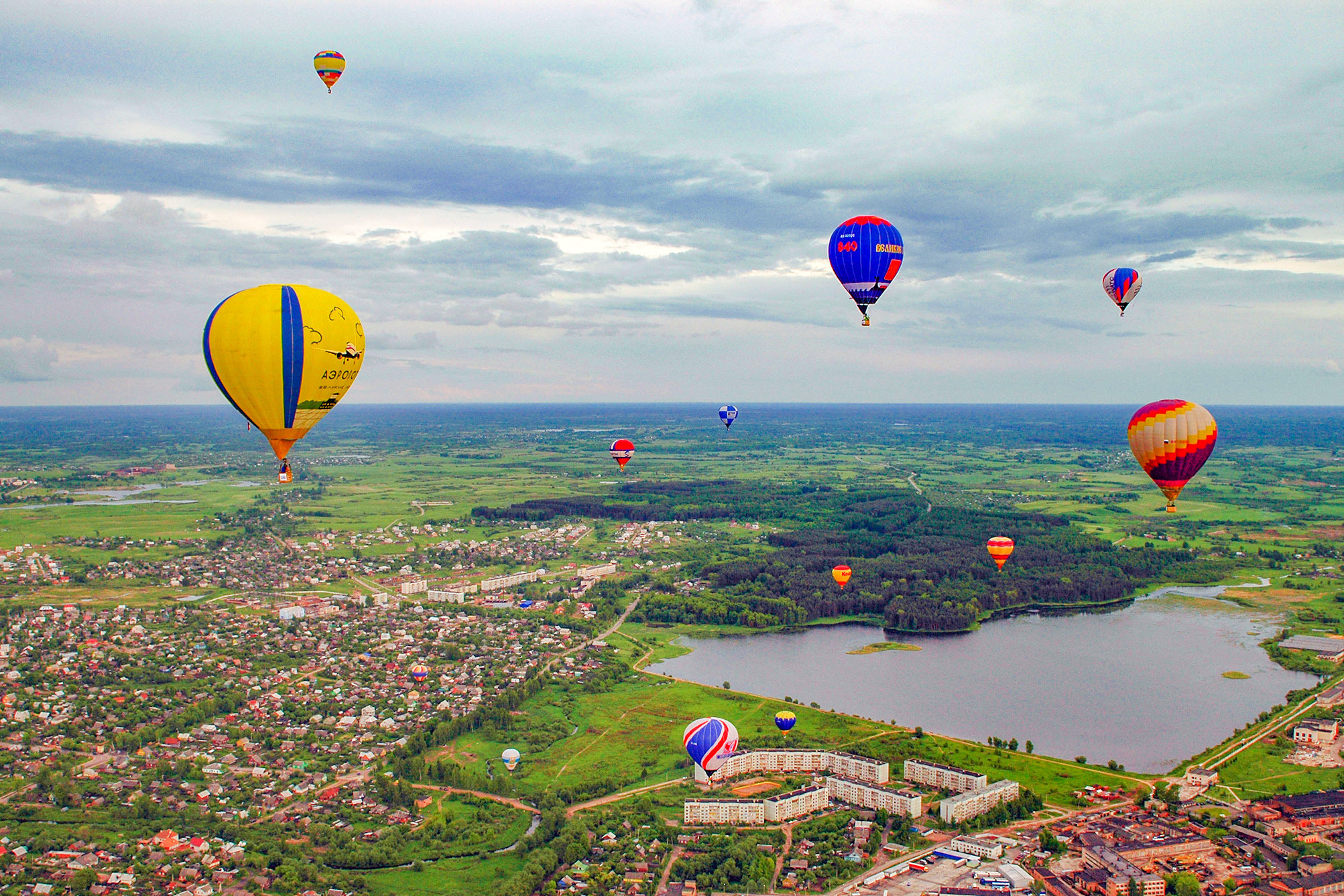 Международные соревнования воздухоплавателей в Великих Луках. Московский фотограф Дмитрий Потапов