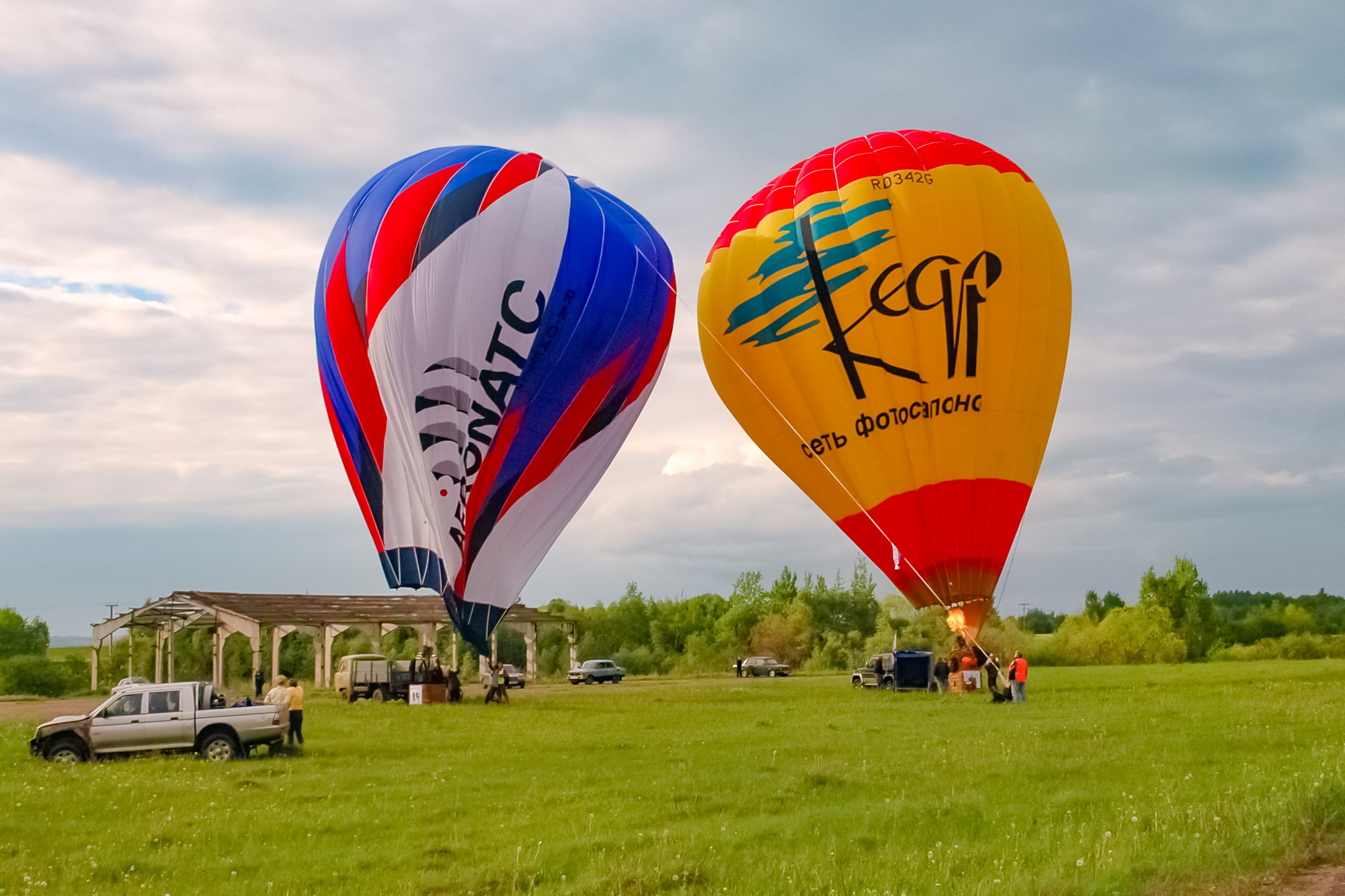 Международные соревнования воздухоплавателей в Великих Луках. Московский фотограф Дмитрий Потапов