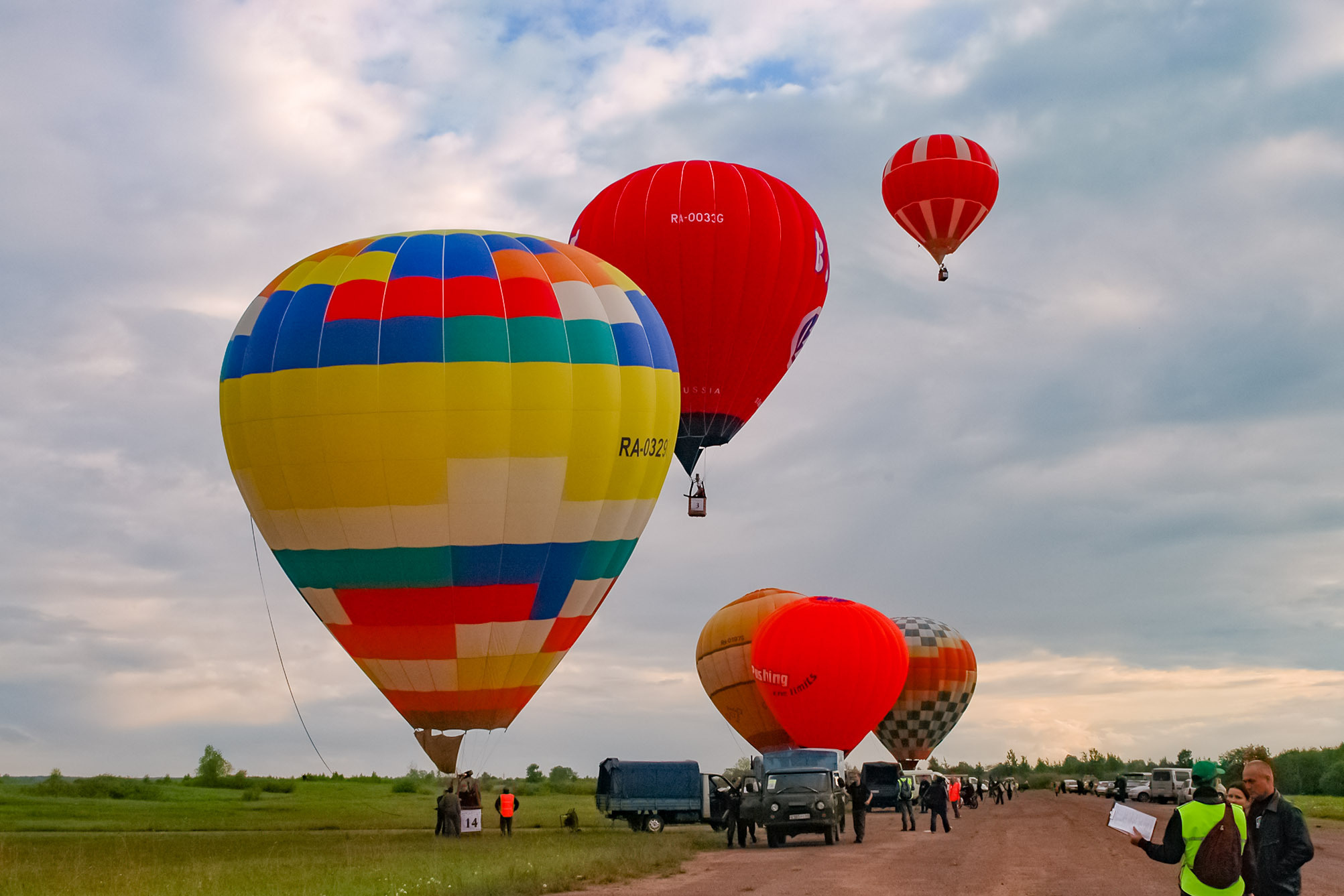 Международные соревнования воздухоплавателей в Великих Луках. Московский фотограф Дмитрий Потапов