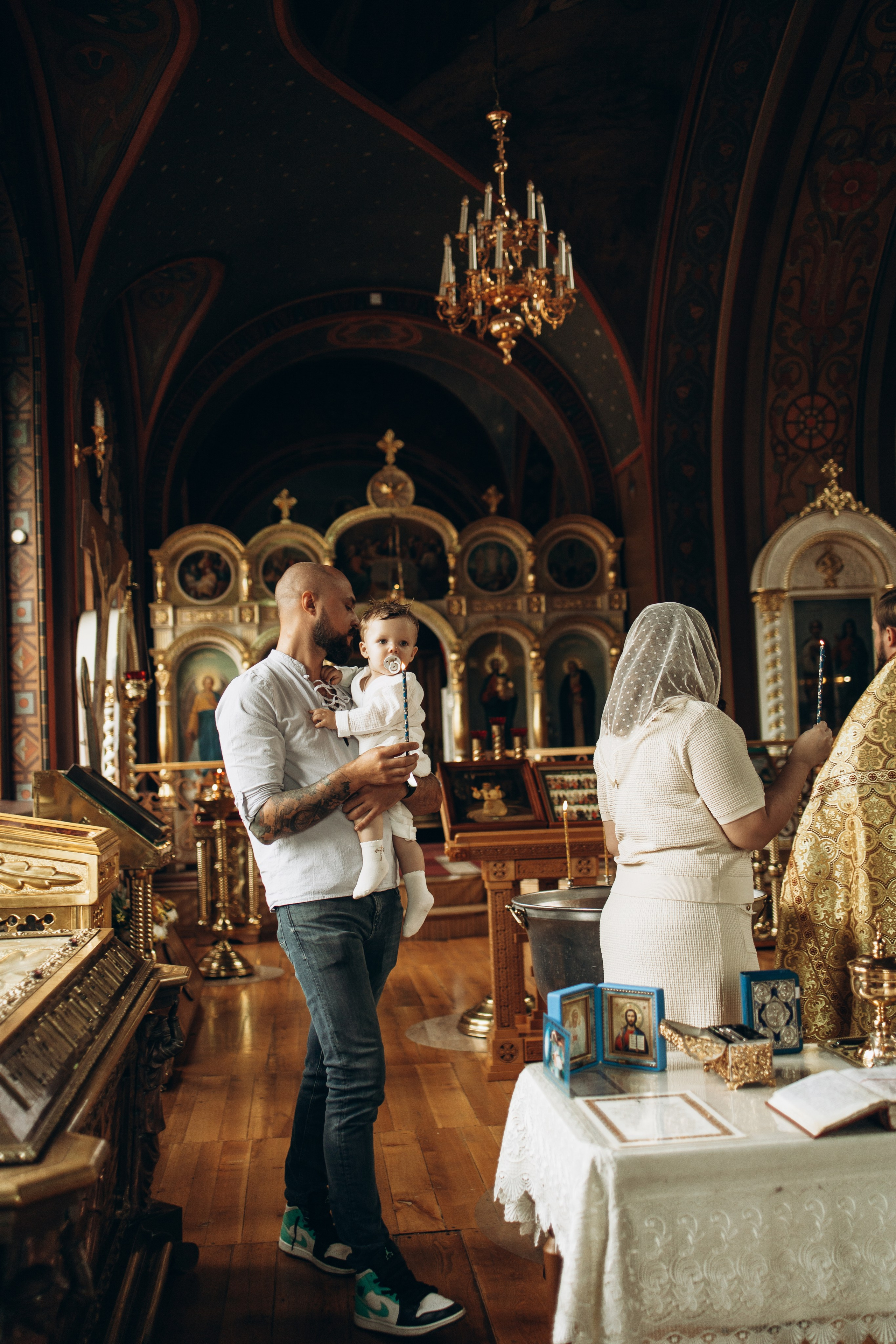Таинство крещения Матвея. Самый теплый фотограф в Краснодаре Рябоконь Ксения