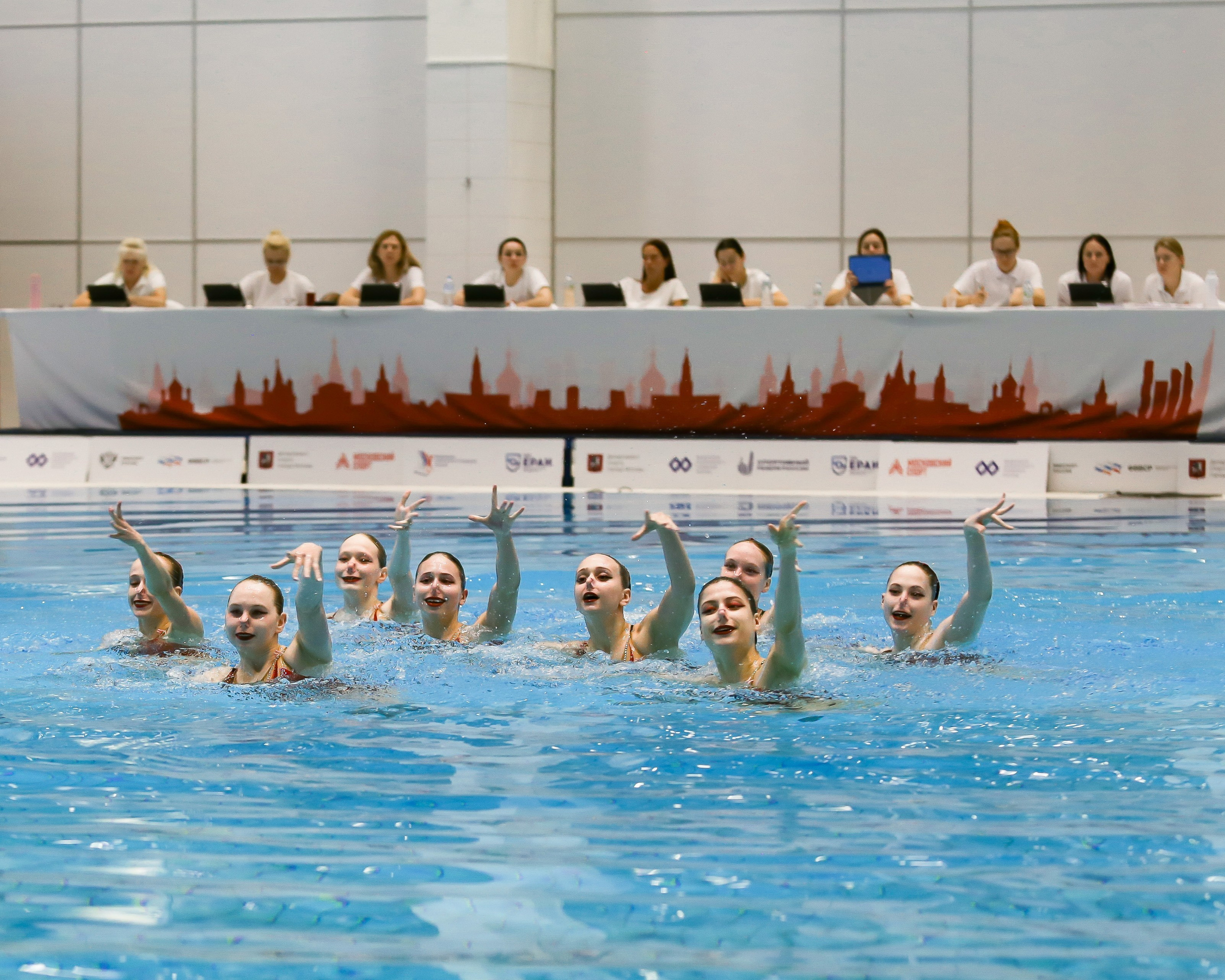 Первенство России по синхронному плаванию. Техническая программа. Группы. Репортажный фотограф в Москве