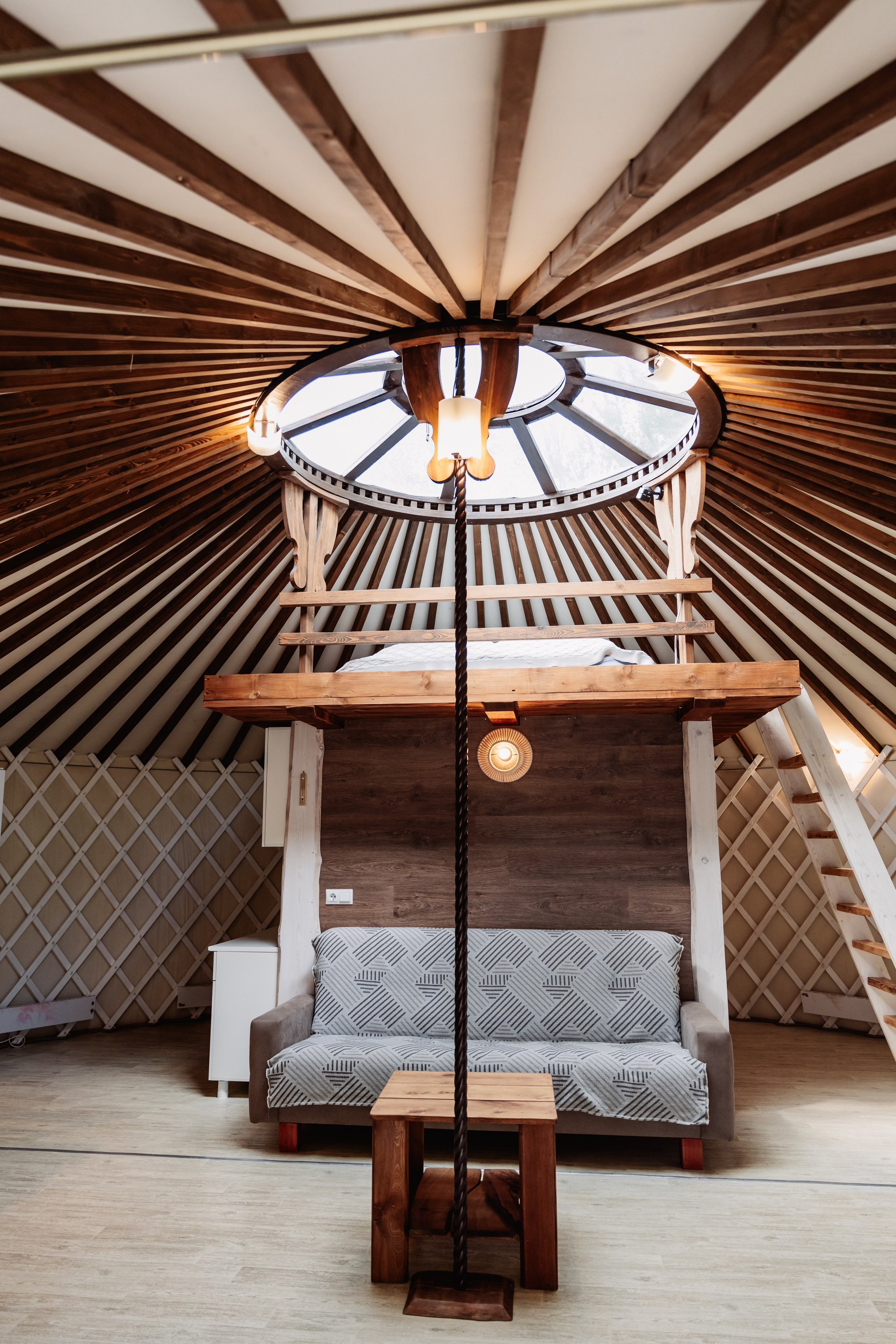 БЕРЕЗКА ВИЛАДЖ | Глэмпинг в Коломне | Юрта «Лесная». ФОТОГРАФ ИРИНА ШАМАТАВА