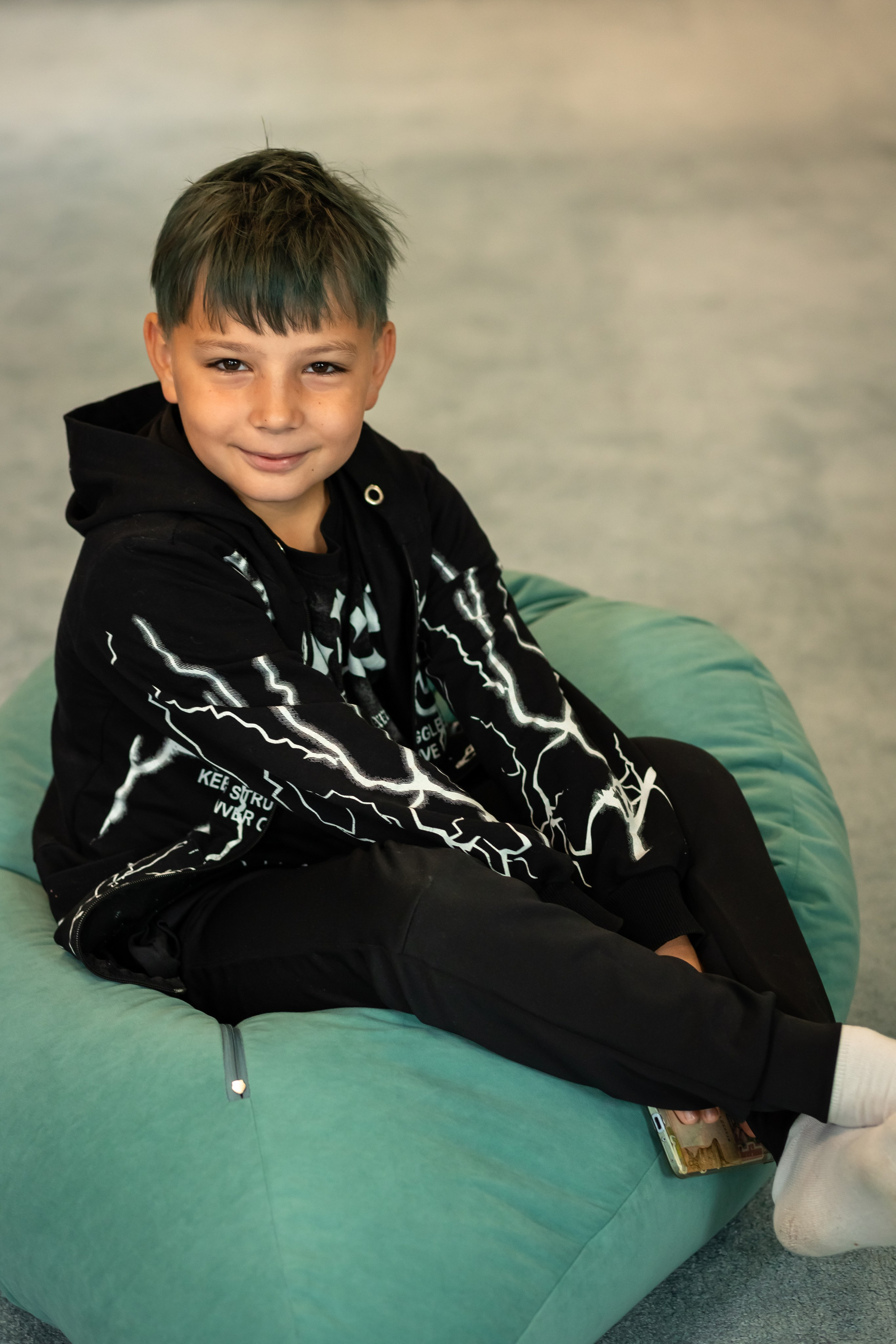 Катя с детками