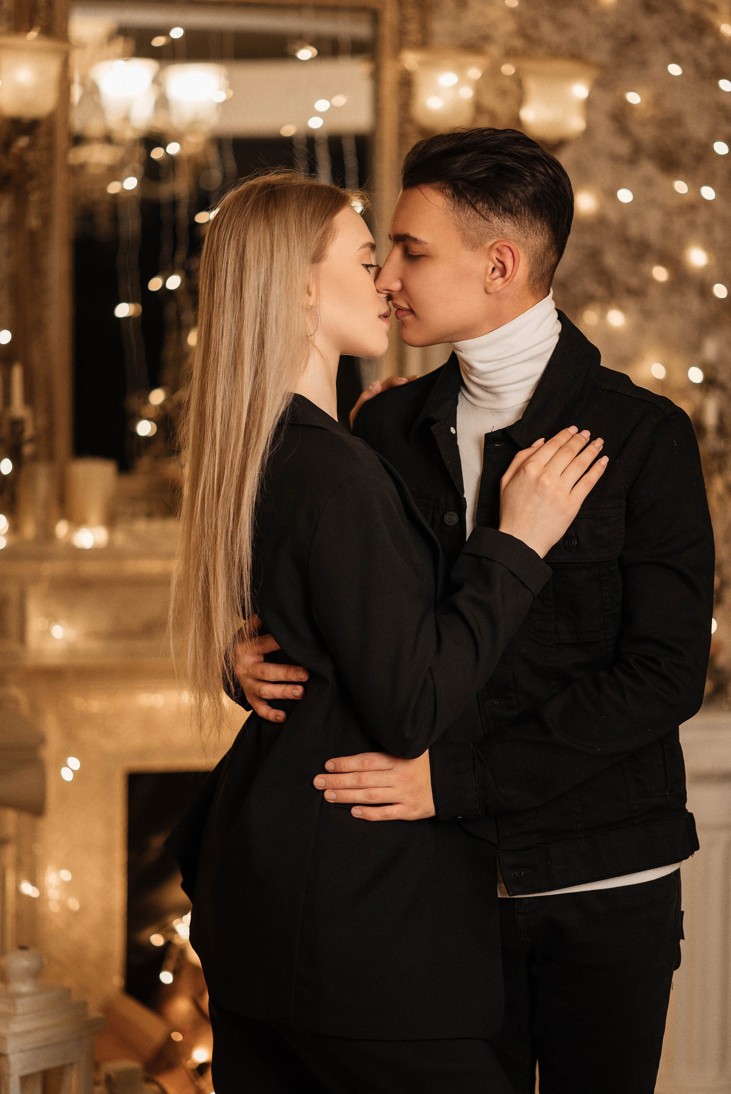 Даша и Саша в двух новогодних образах. Свадебный и портретный фотограф в Липецке Юлия Свит