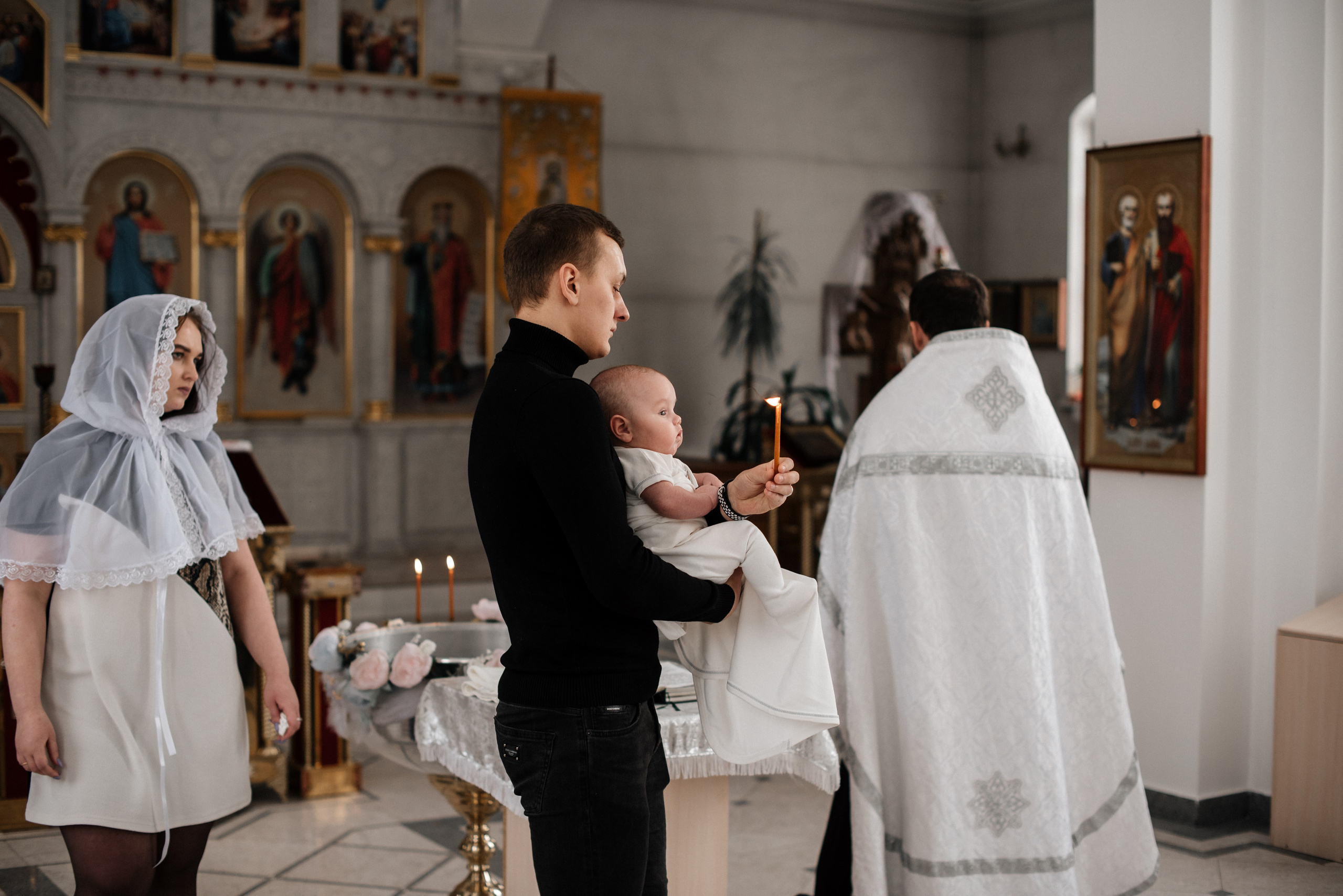 Крестины 29 января 2022. Свадебный и портретный фотограф в Липецке Юлия Свит