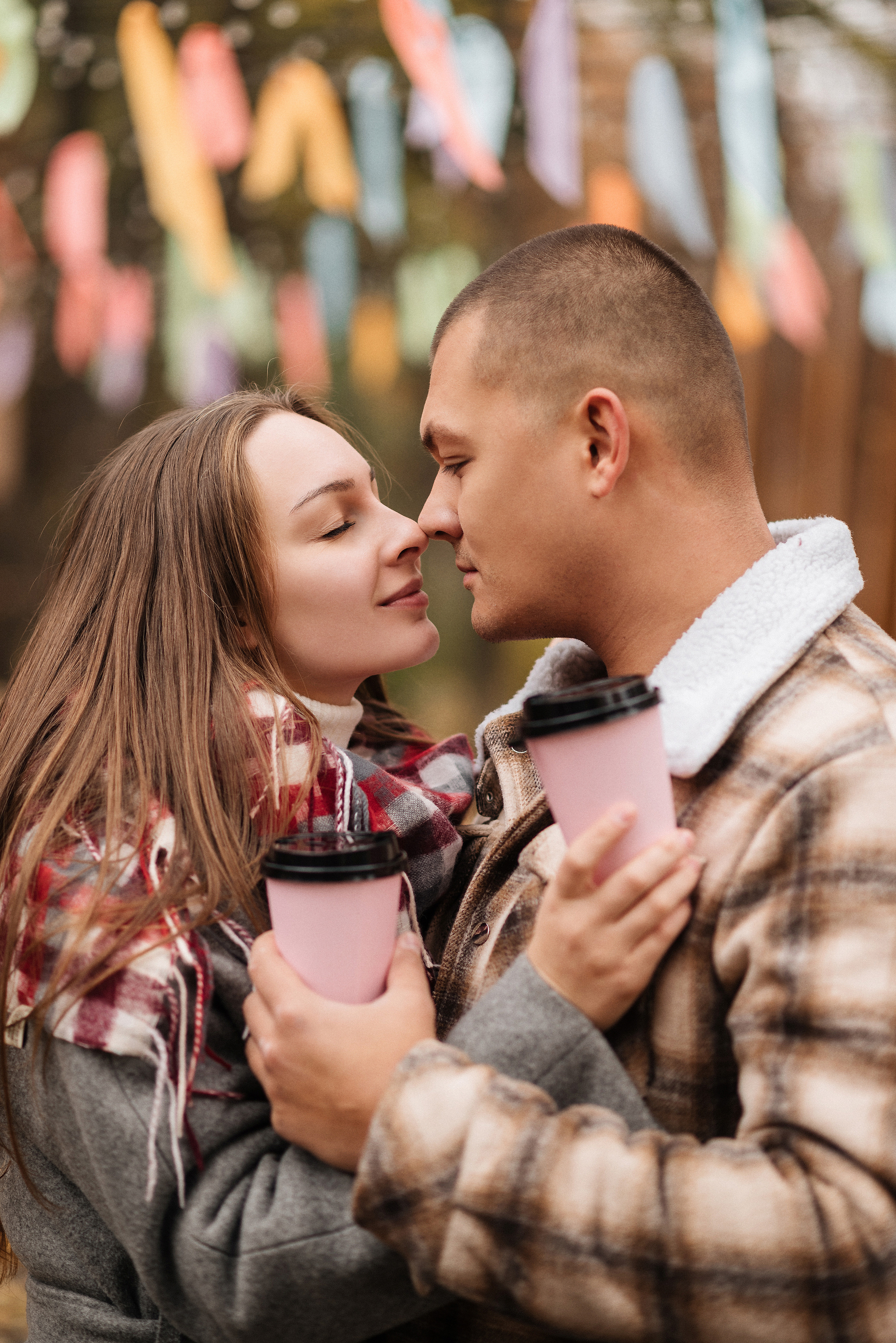 Маша и Илья в осеннем парке. Свадебный и портретный фотограф в Липецке Юлия Свит