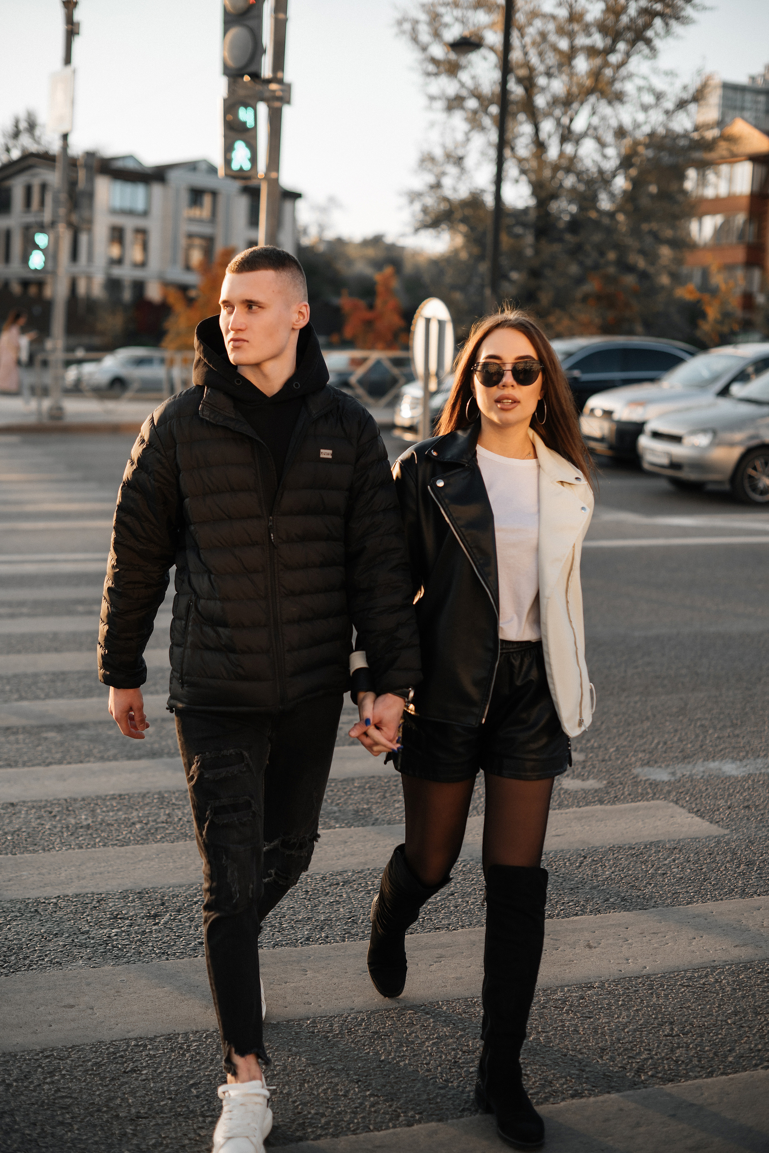 Фотопрогулка для Сони и Артёма, съемка с машиной. Свадебный и портретный фотограф в Липецке Юлия Свит