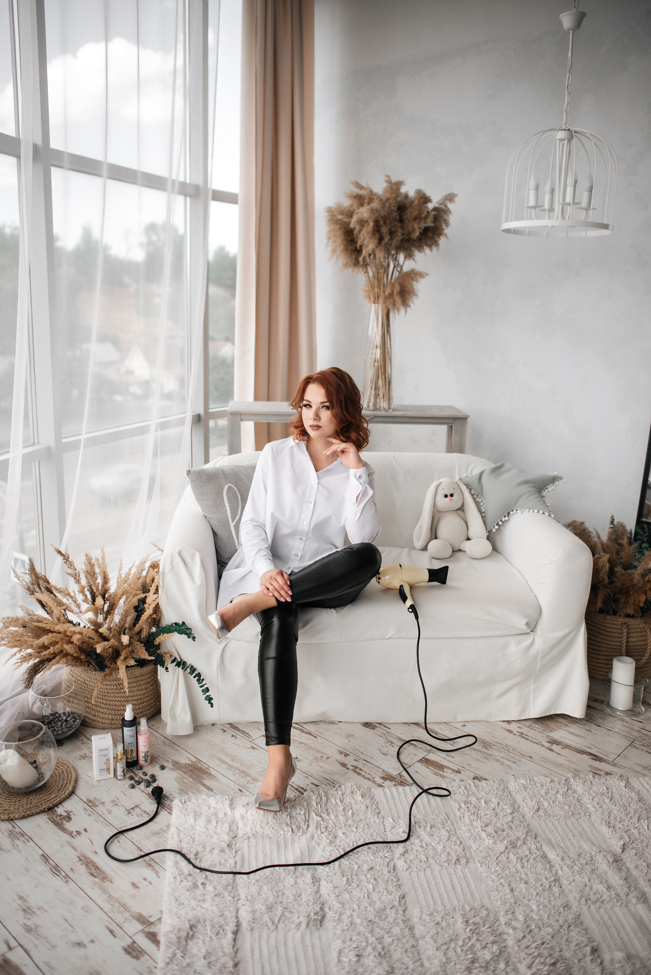 Контент-фотосессия для мастера по волосам Саши. Свадебный и портретный фотограф в Липецке Юлия Свит