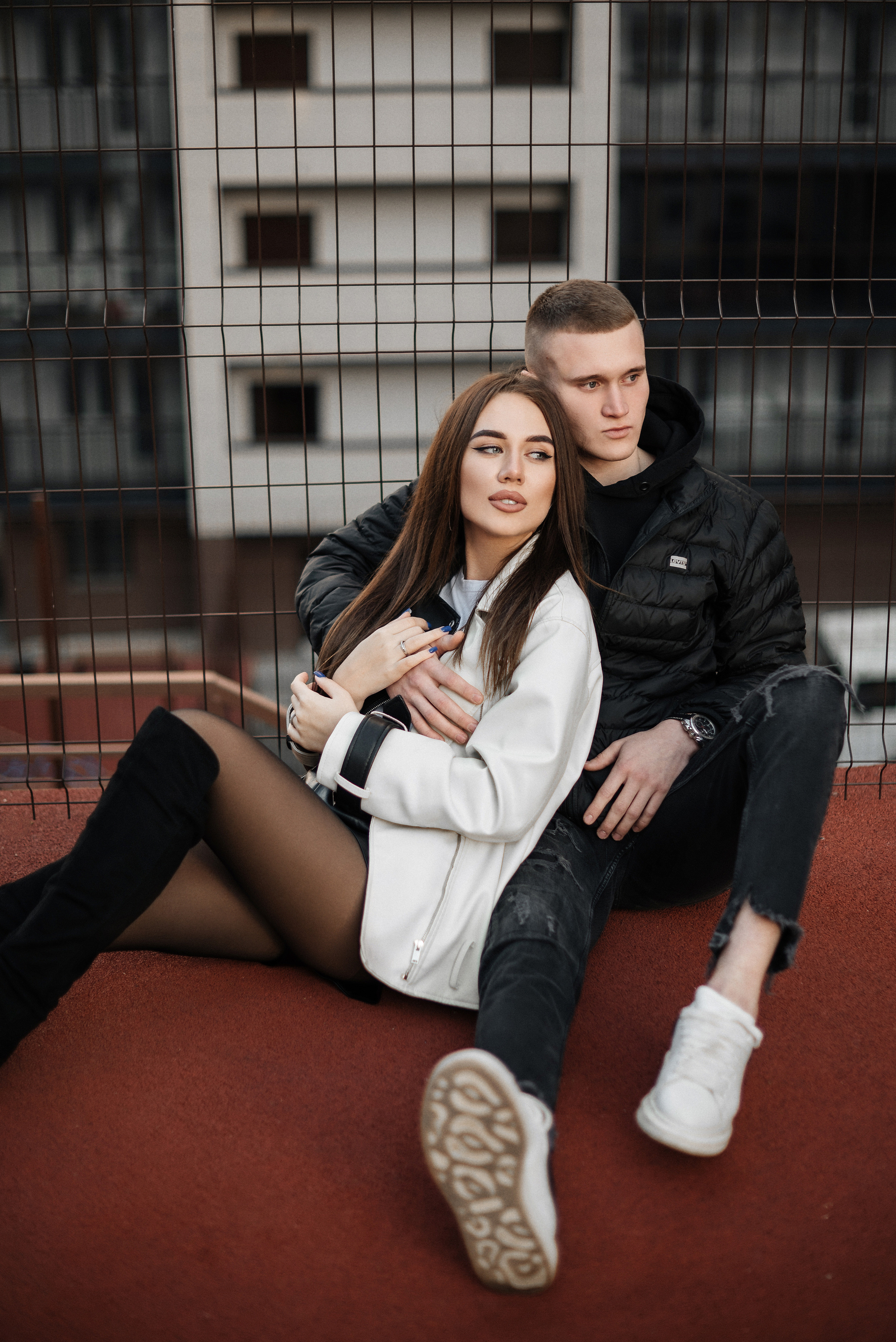 Фотопрогулка для Сони и Артёма, съемка с машиной. Свадебный и портретный фотограф в Липецке Юлия Свит