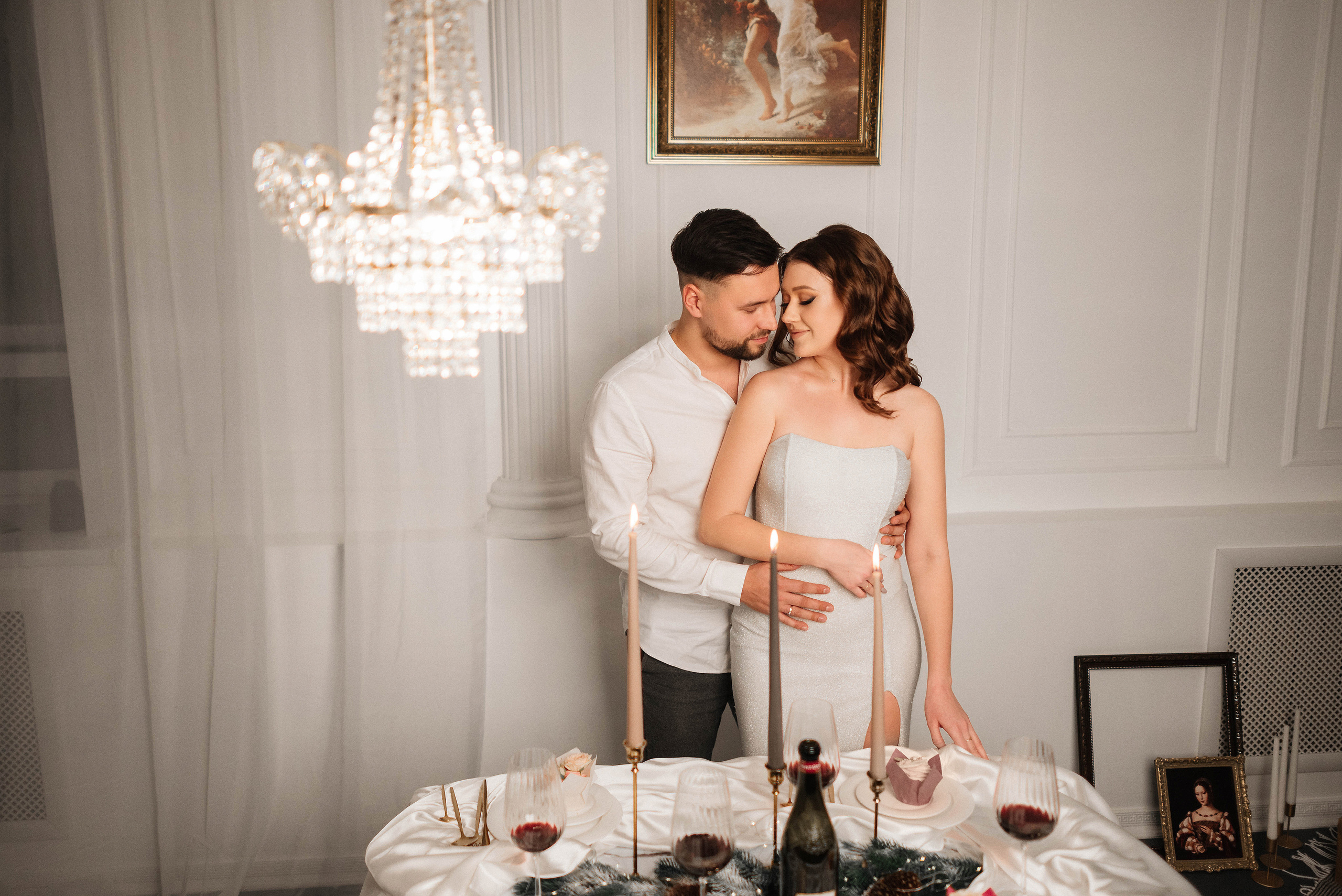 Лиля и Боря в романтичной новогодней съемке. Свадебный и портретный фотограф в Липецке Юлия Свит