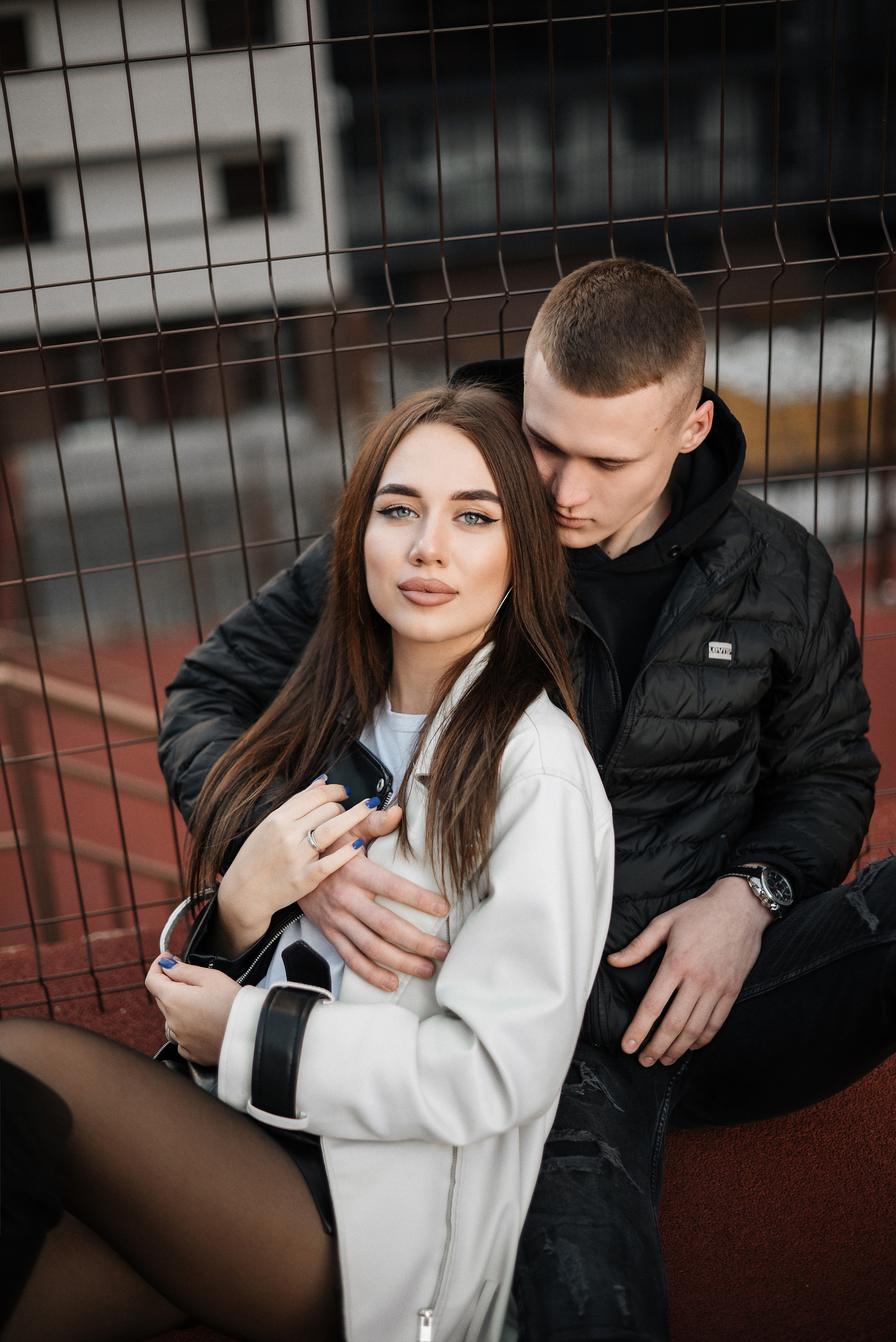 Фотопрогулка для Сони и Артёма, съемка с машиной. Свадебный и портретный фотограф в Липецке Юлия Свит