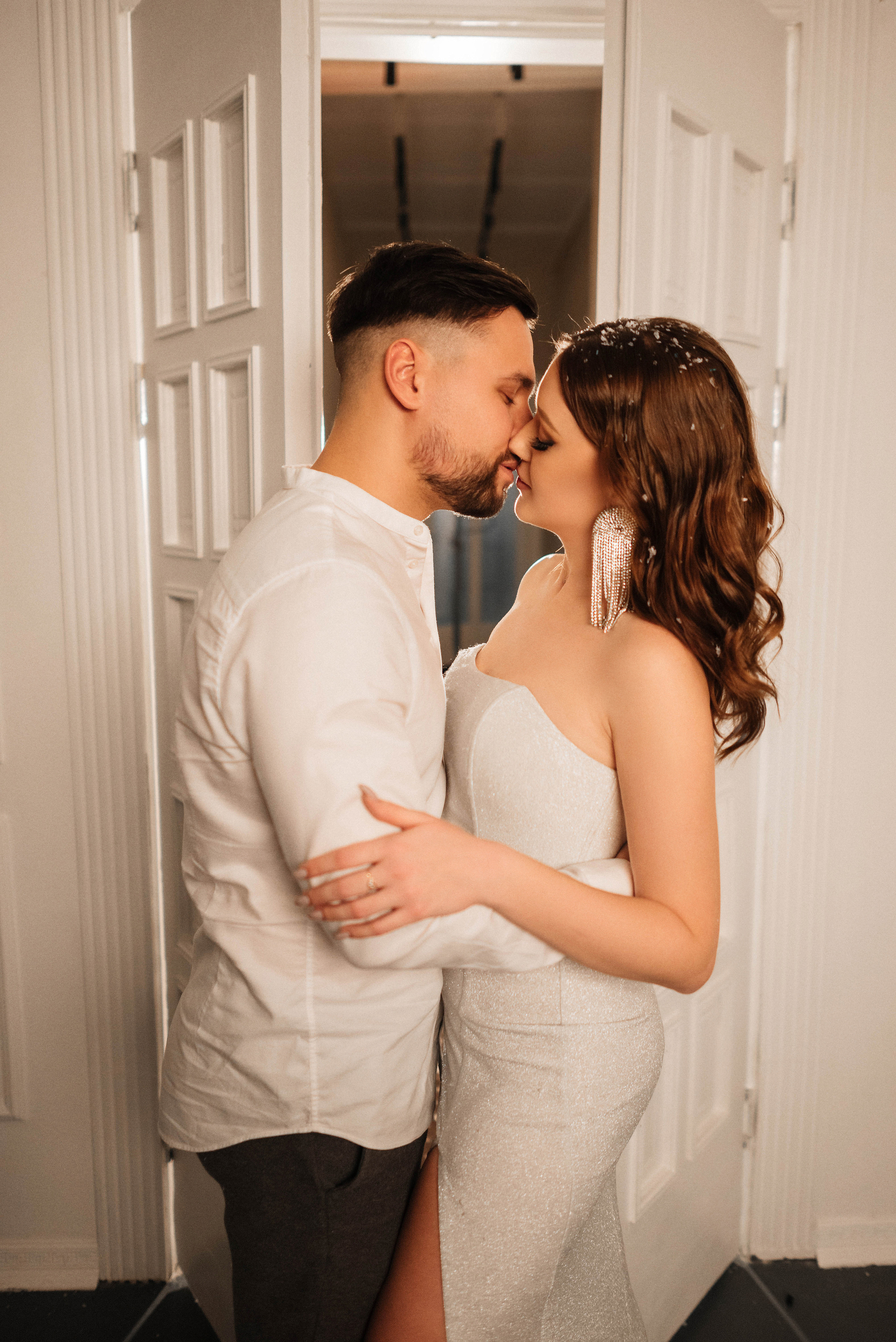 Лиля и Боря в романтичной новогодней съемке. Свадебный и портретный фотограф в Липецке Юлия Свит