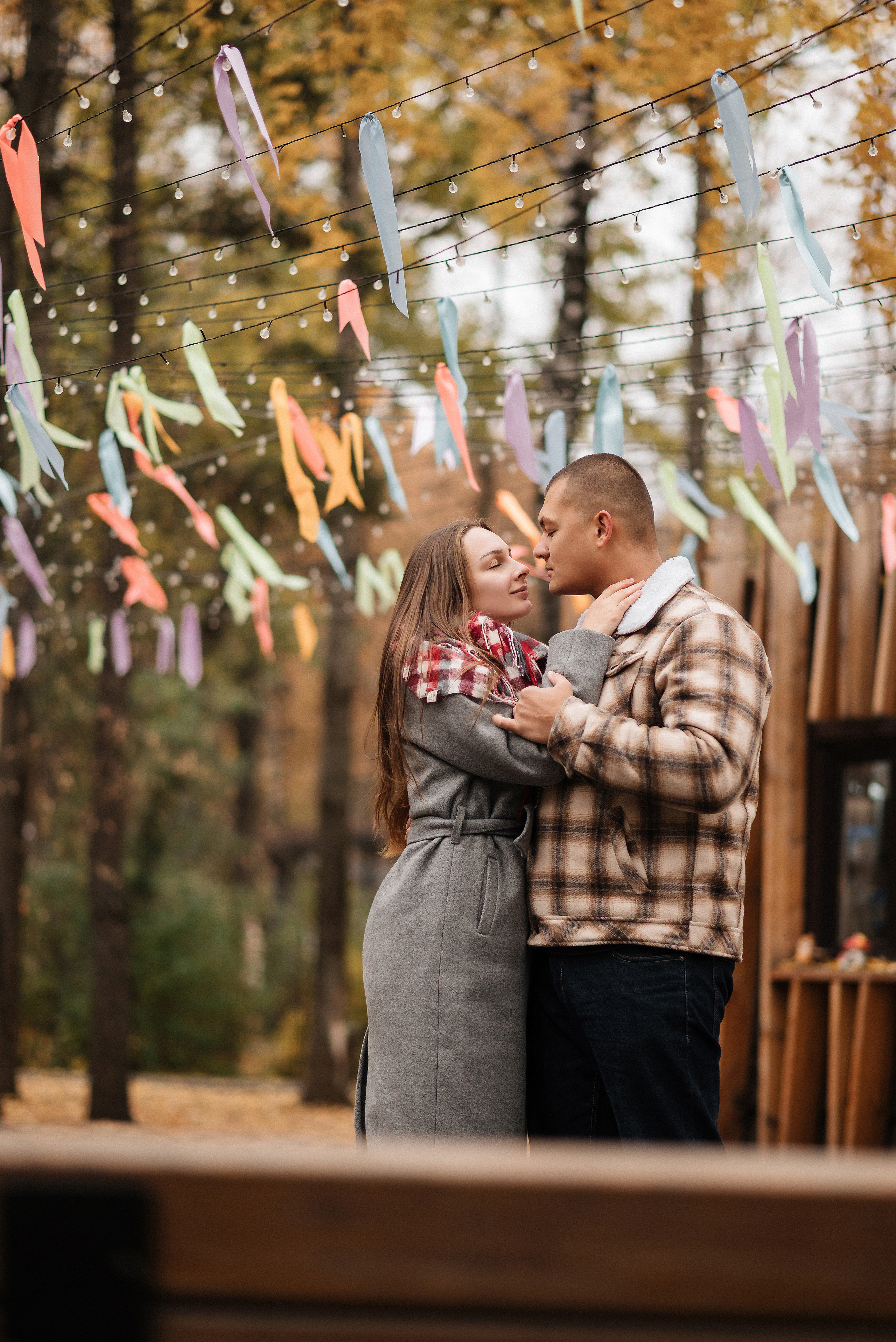 Маша и Илья в осеннем парке. Свадебный и портретный фотограф в Липецке Юлия Свит