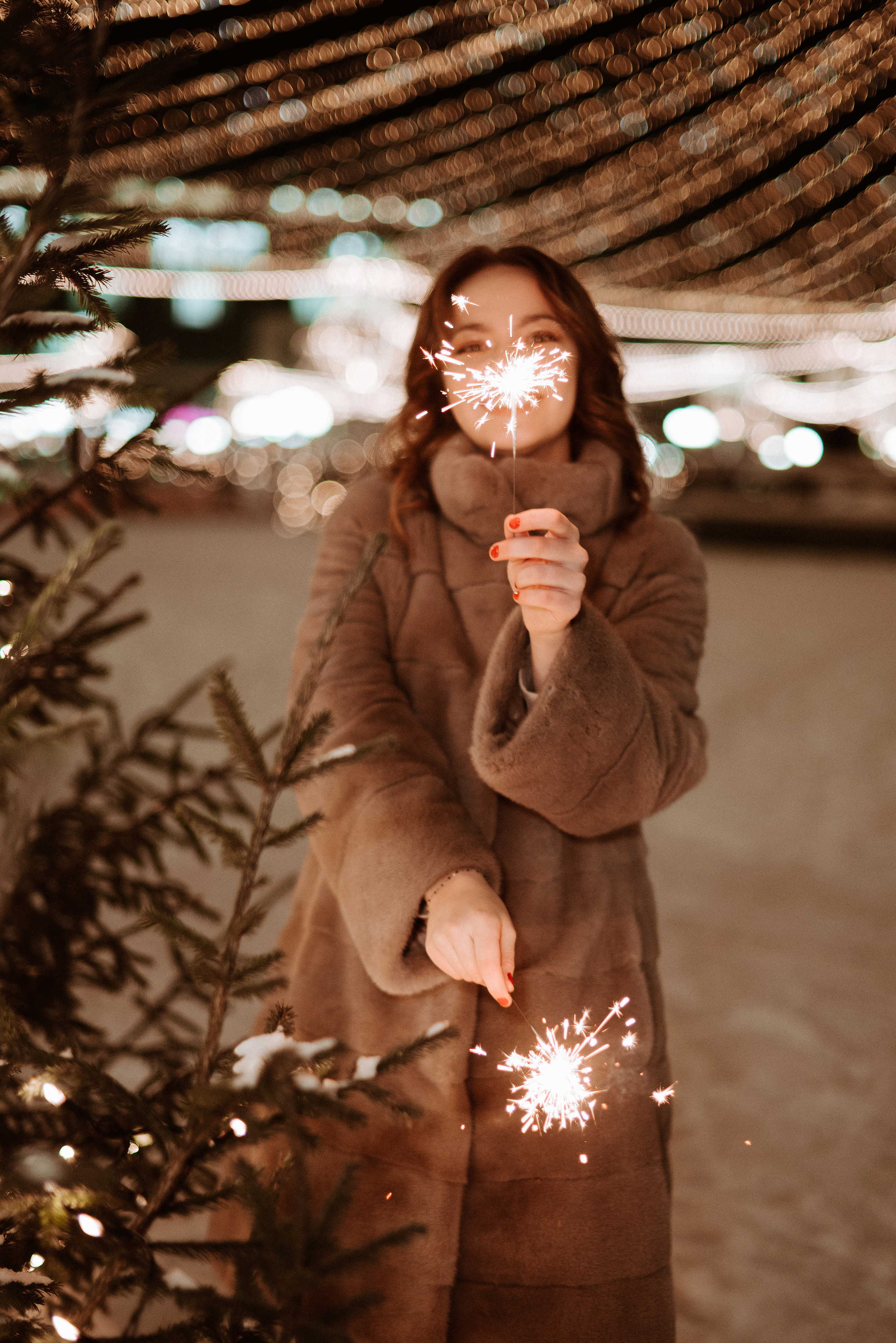 Зимняя вечерняя съемка для Кати. Свадебный и портретный фотограф в Липецке Юлия Свит