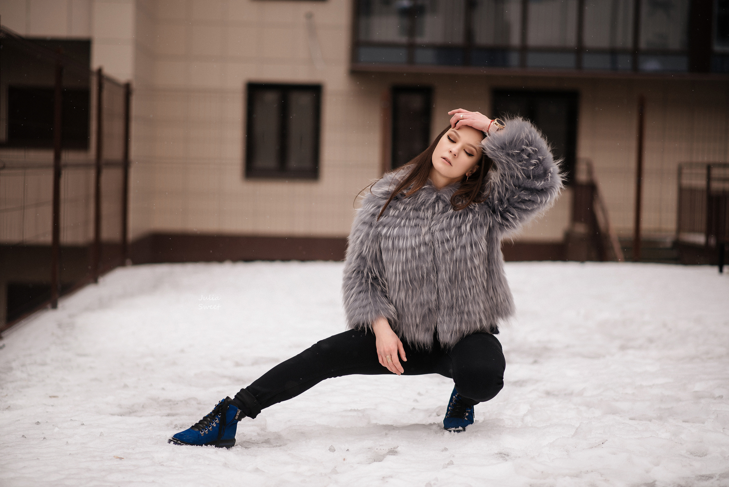 Уличная зимняя съемка для Маши. Свадебный и портретный фотограф в Липецке Юлия Свит