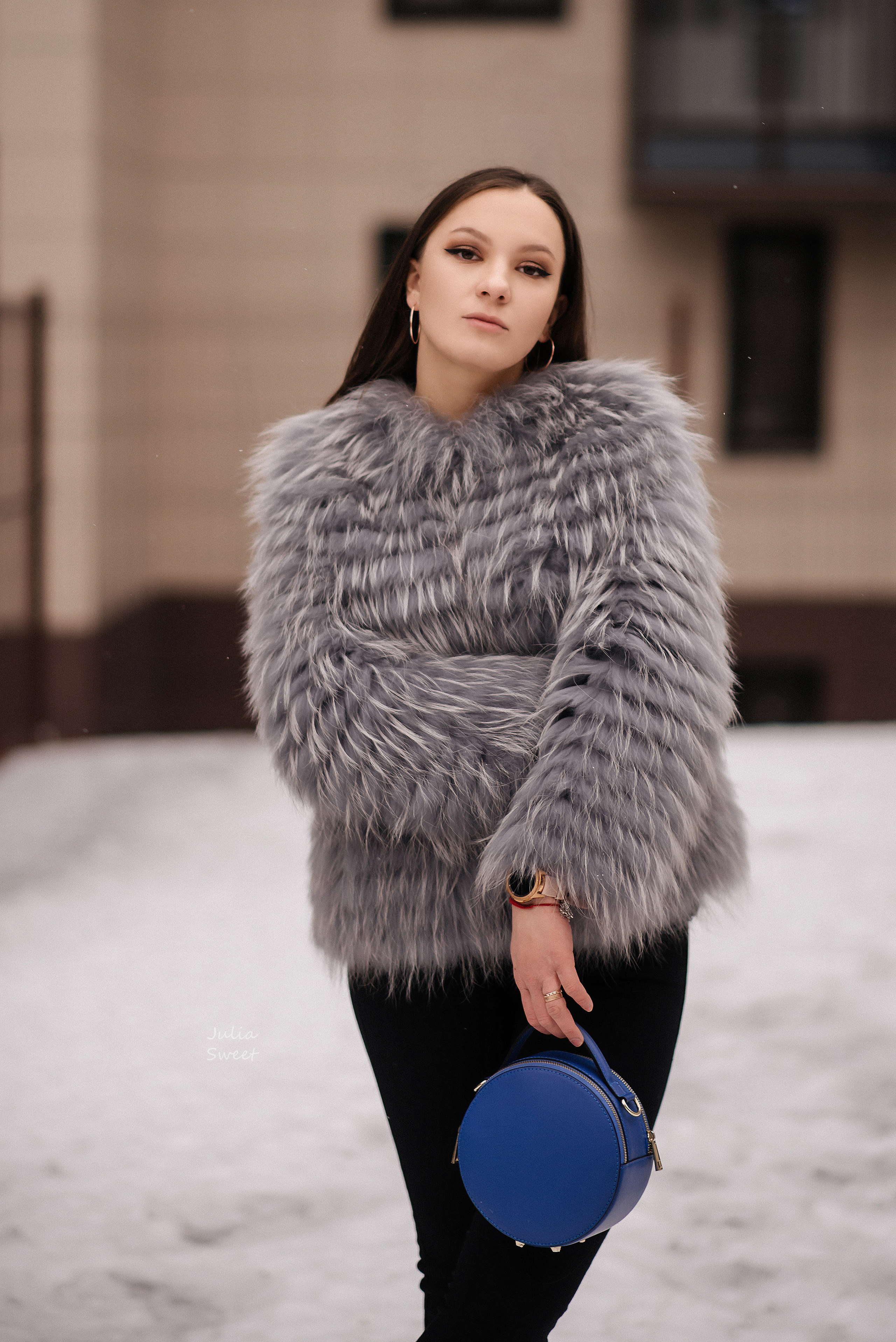 Уличная зимняя съемка для Маши. Свадебный и портретный фотограф в Липецке Юлия Свит