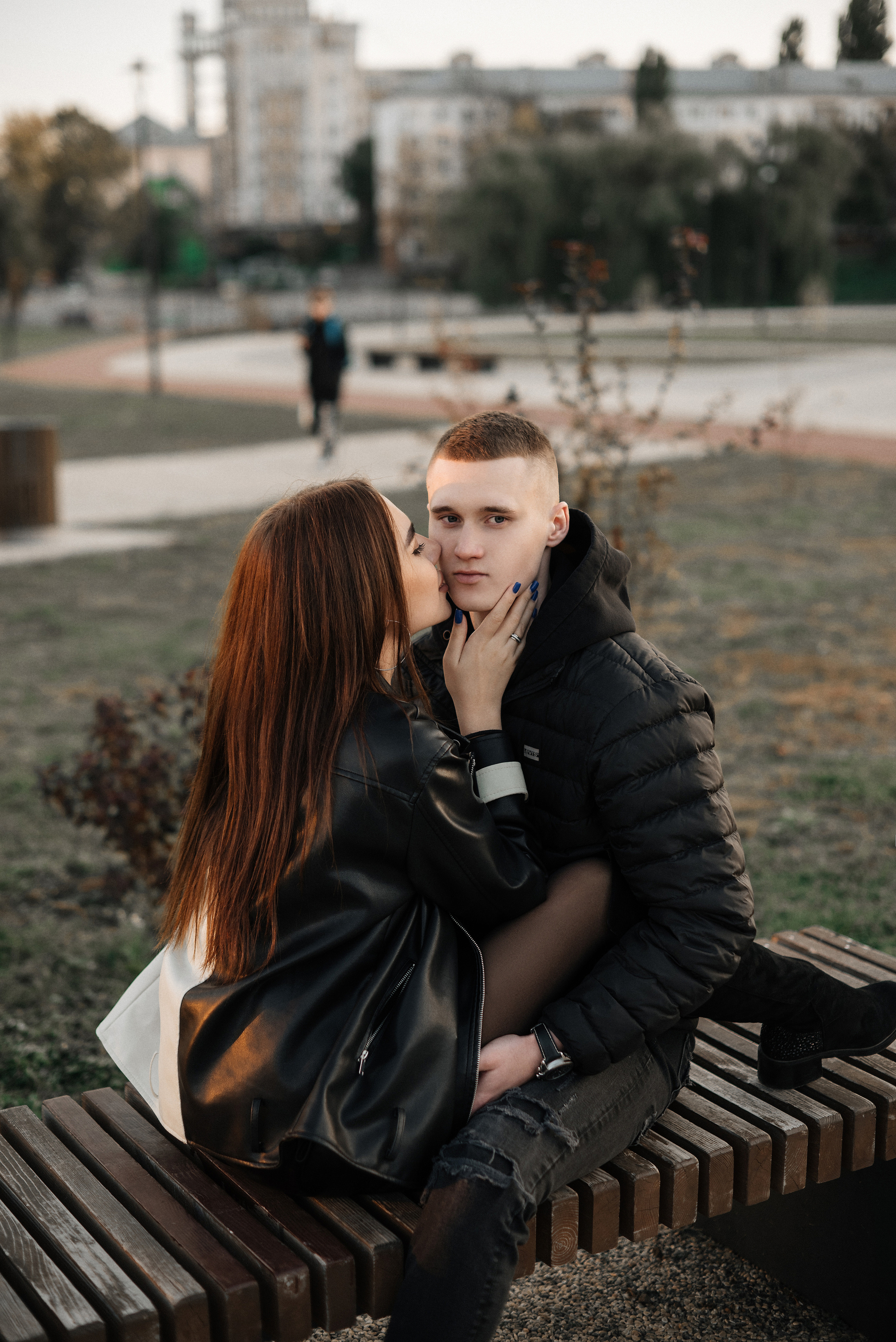 Фотопрогулка для Сони и Артёма, съемка с машиной. Свадебный и портретный фотограф в Липецке Юлия Свит