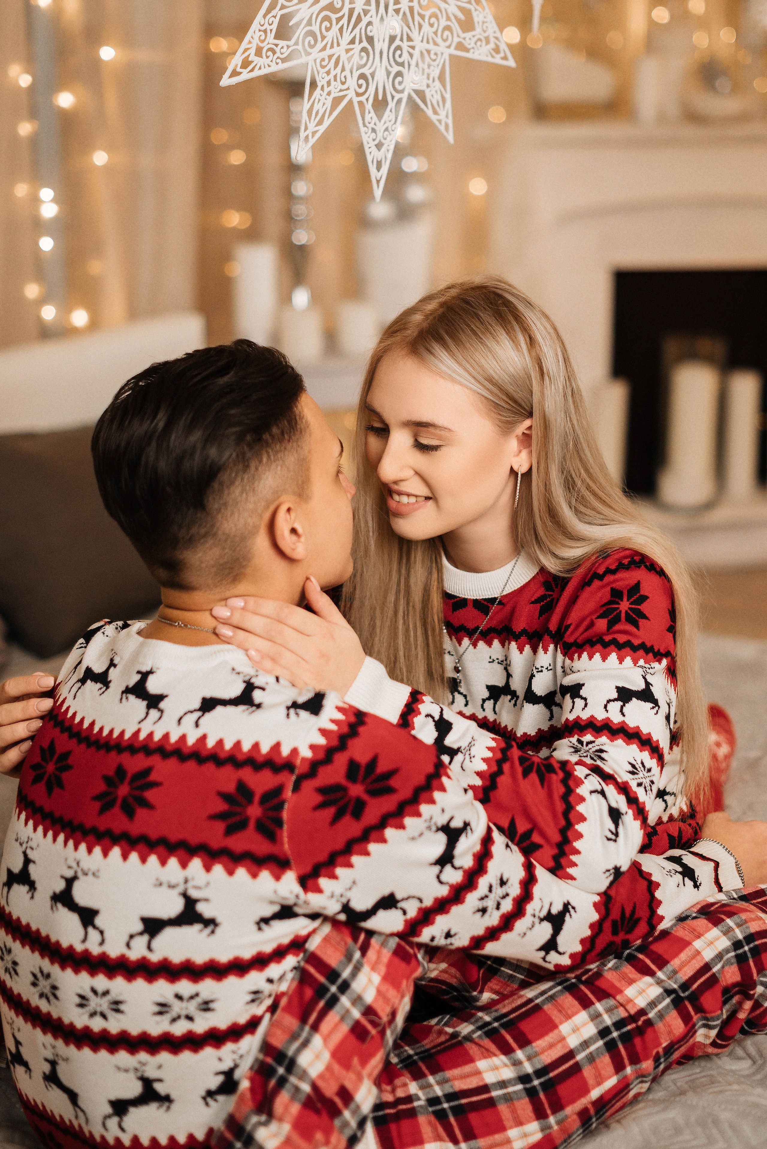 Даша и Саша в двух новогодних образах. Свадебный и портретный фотограф в Липецке Юлия Свит