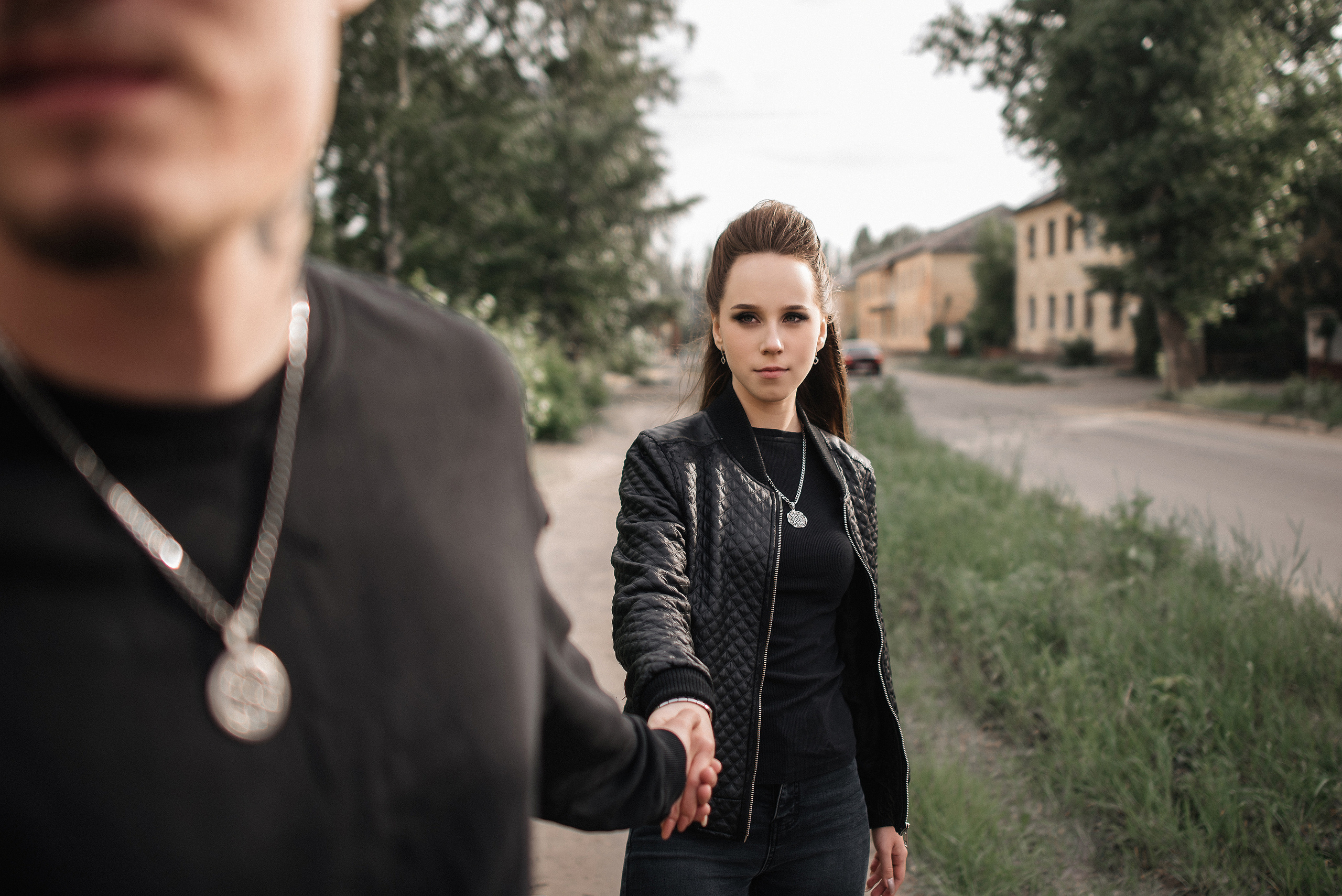 Арина и Влад в дерзком стиле на крыше. Свадебный и портретный фотограф в Липецке Юлия Свит