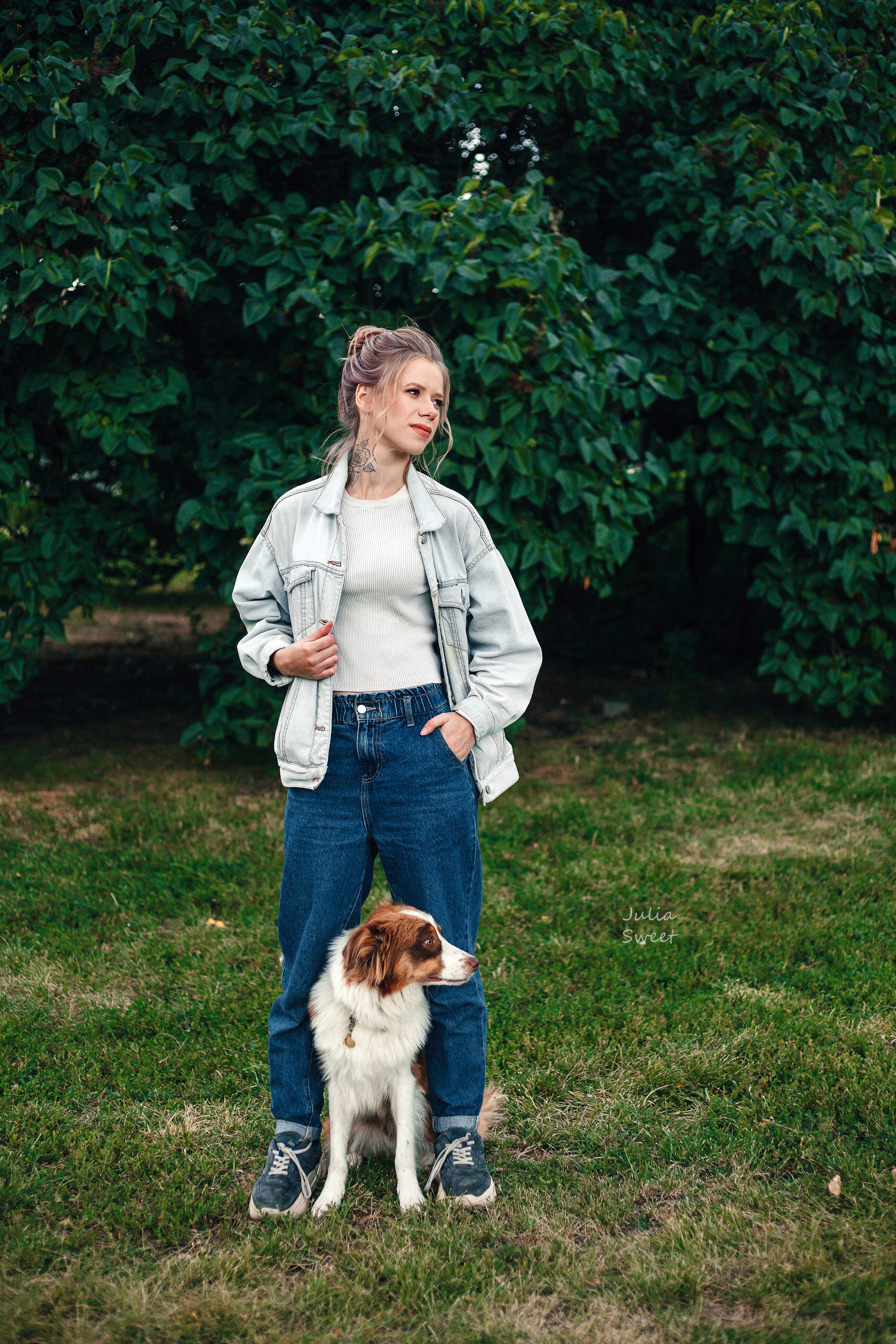 Настя с любимыми собачками. Свадебный и портретный фотограф в Липецке Юлия Свит