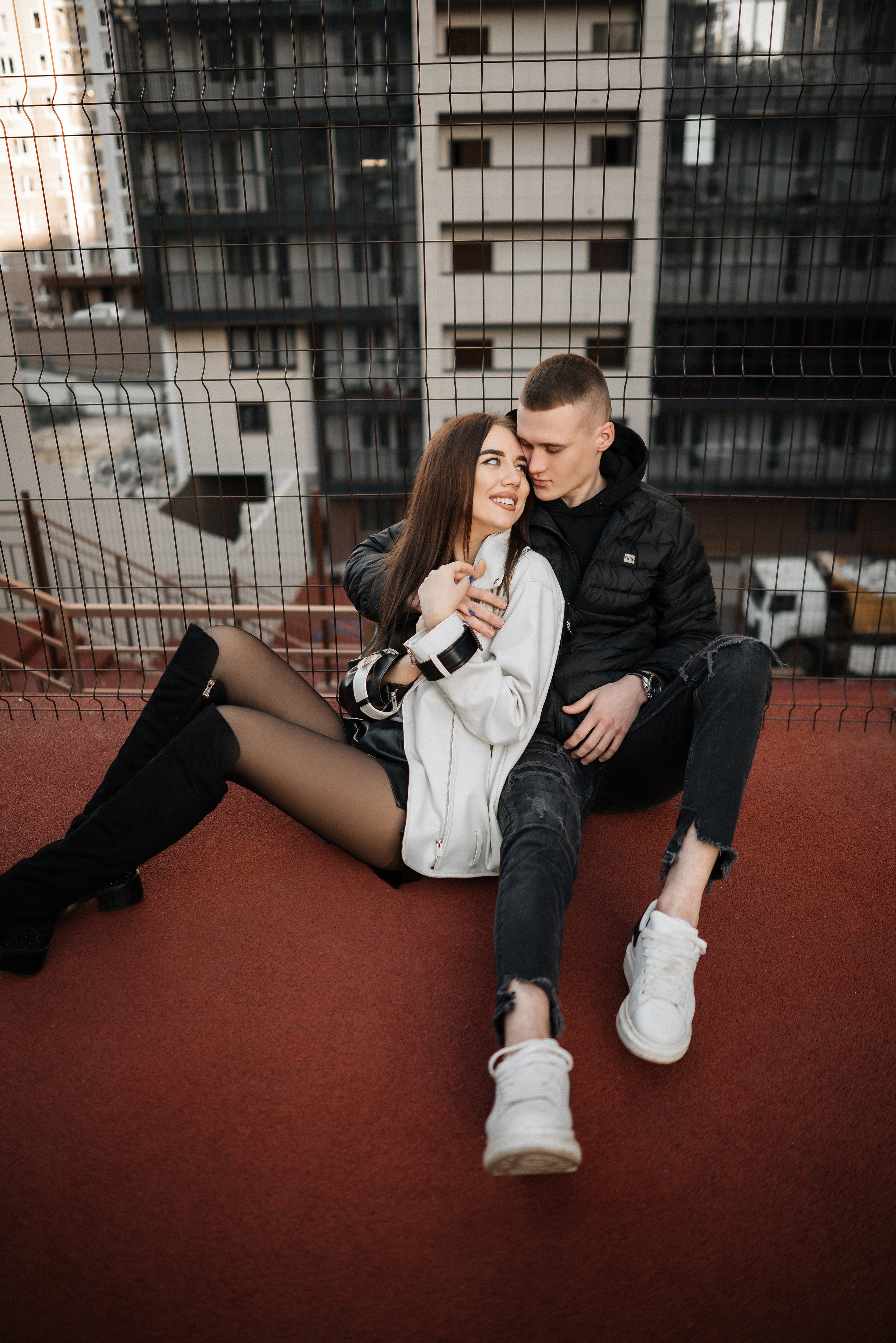 Фотопрогулка для Сони и Артёма, съемка с машиной. Свадебный и портретный фотограф в Липецке Юлия Свит