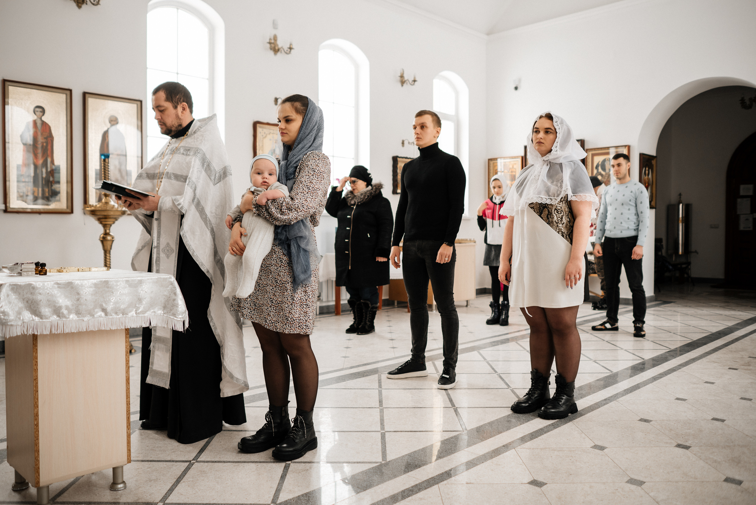 Крестины 29 января 2022. Свадебный и портретный фотограф в Липецке Юлия Свит