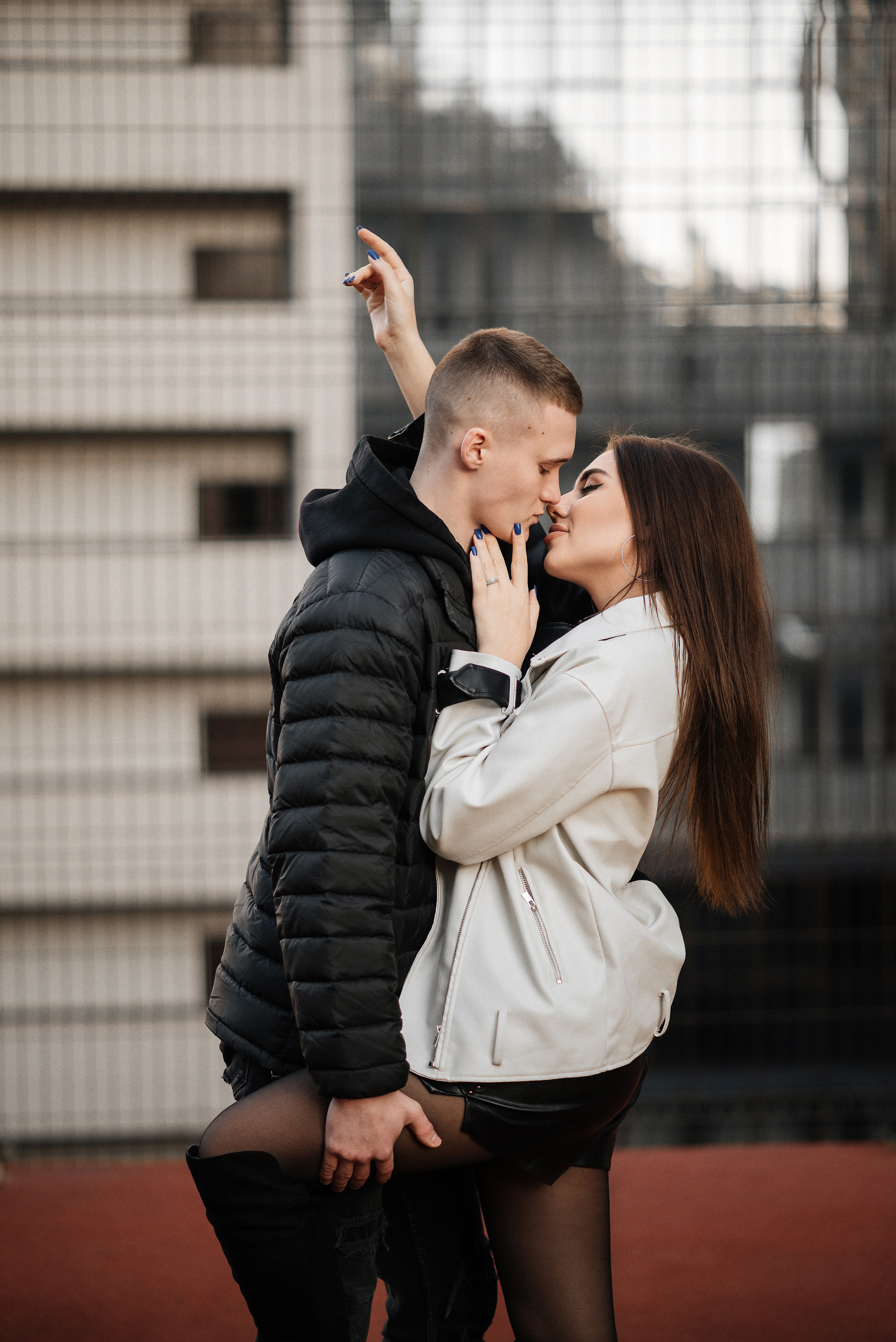 Фотопрогулка для Сони и Артёма, съемка с машиной. Свадебный и портретный фотограф в Липецке Юлия Свит