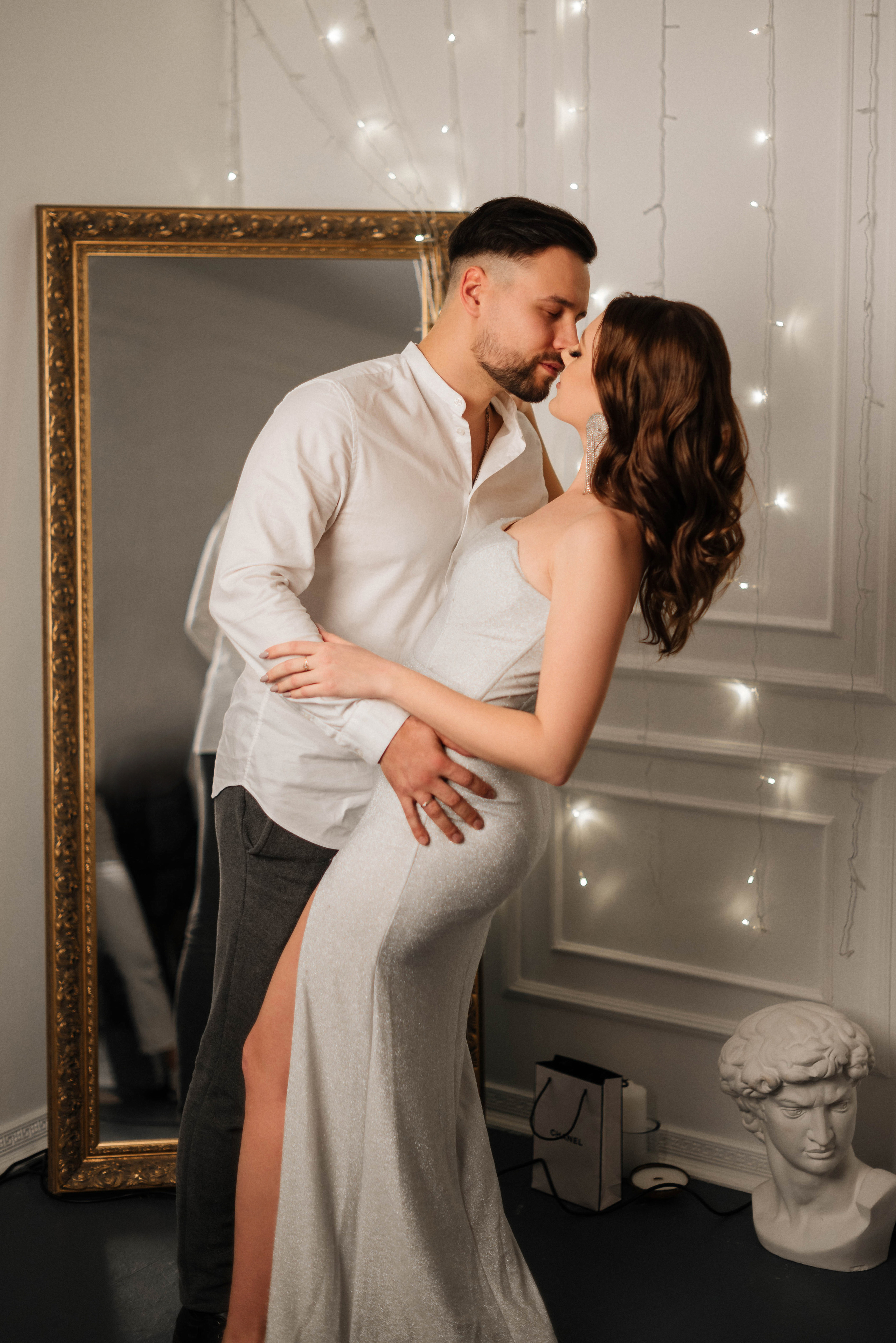 Лиля и Боря в романтичной новогодней съемке. Свадебный и портретный фотограф в Липецке Юлия Свит