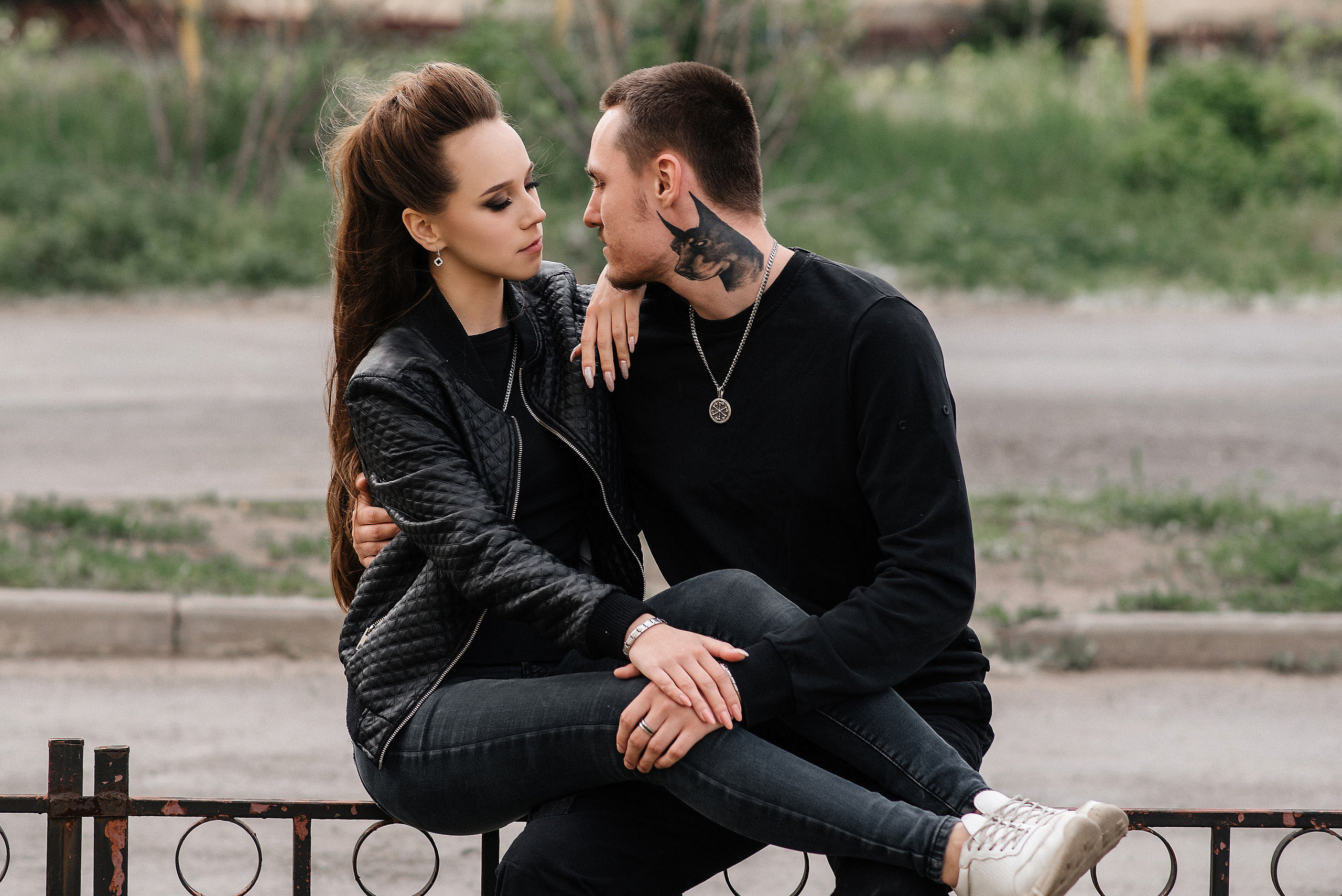 Арина и Влад в дерзком стиле на крыше. Свадебный и портретный фотограф в Липецке Юлия Свит