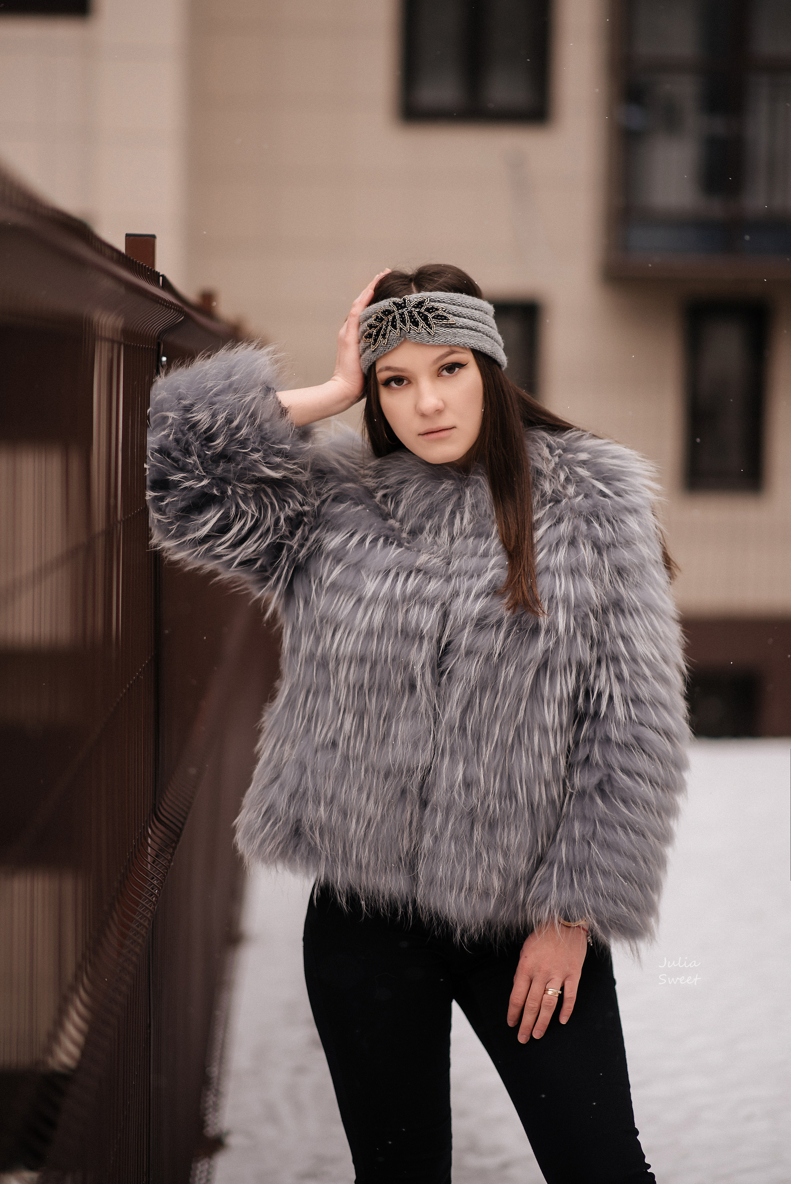 Уличная зимняя съемка для Маши. Свадебный и портретный фотограф в Липецке Юлия Свит