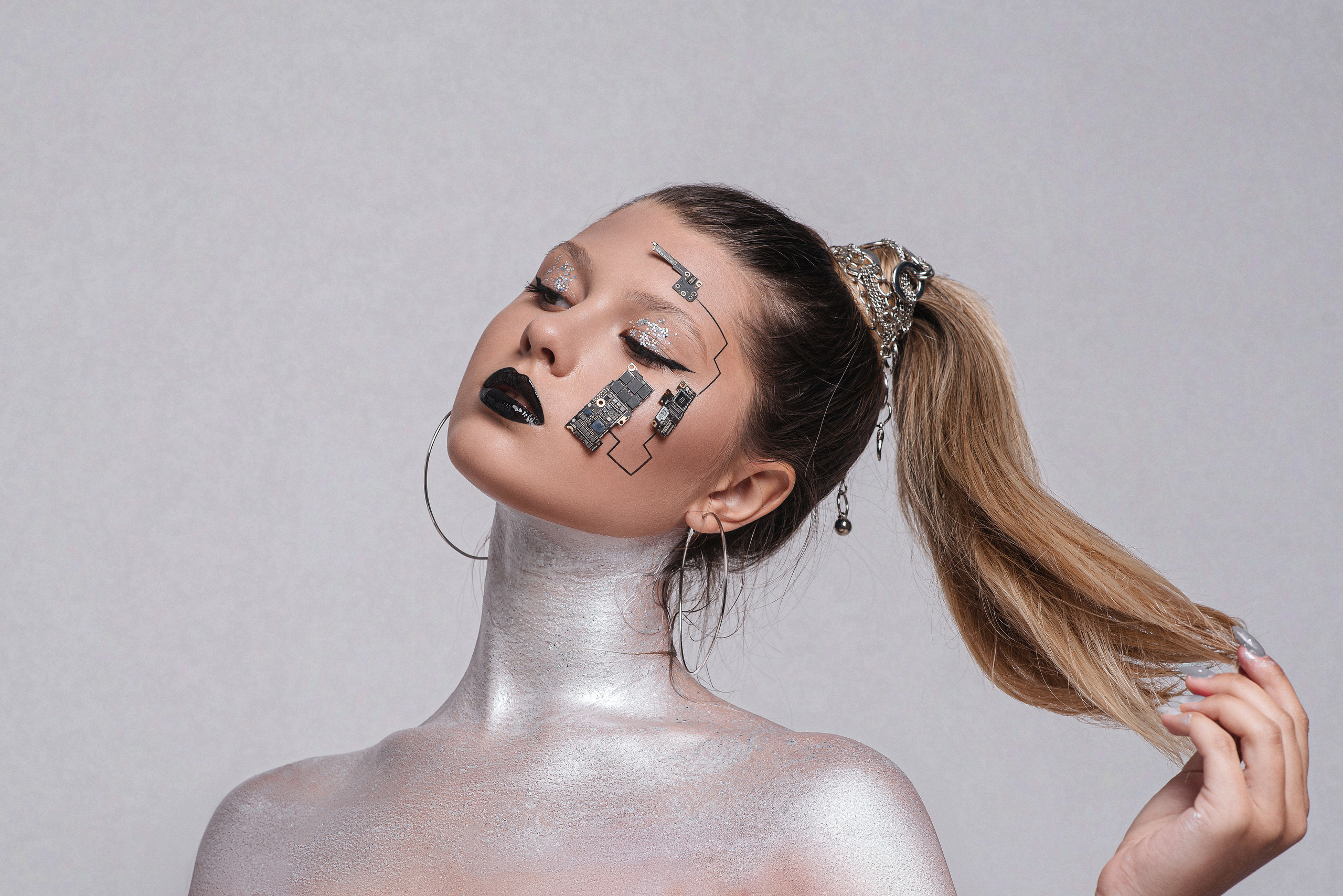 Соня в стилистике Cyberpunk. Свадебный и портретный фотограф в Липецке Юлия Свит