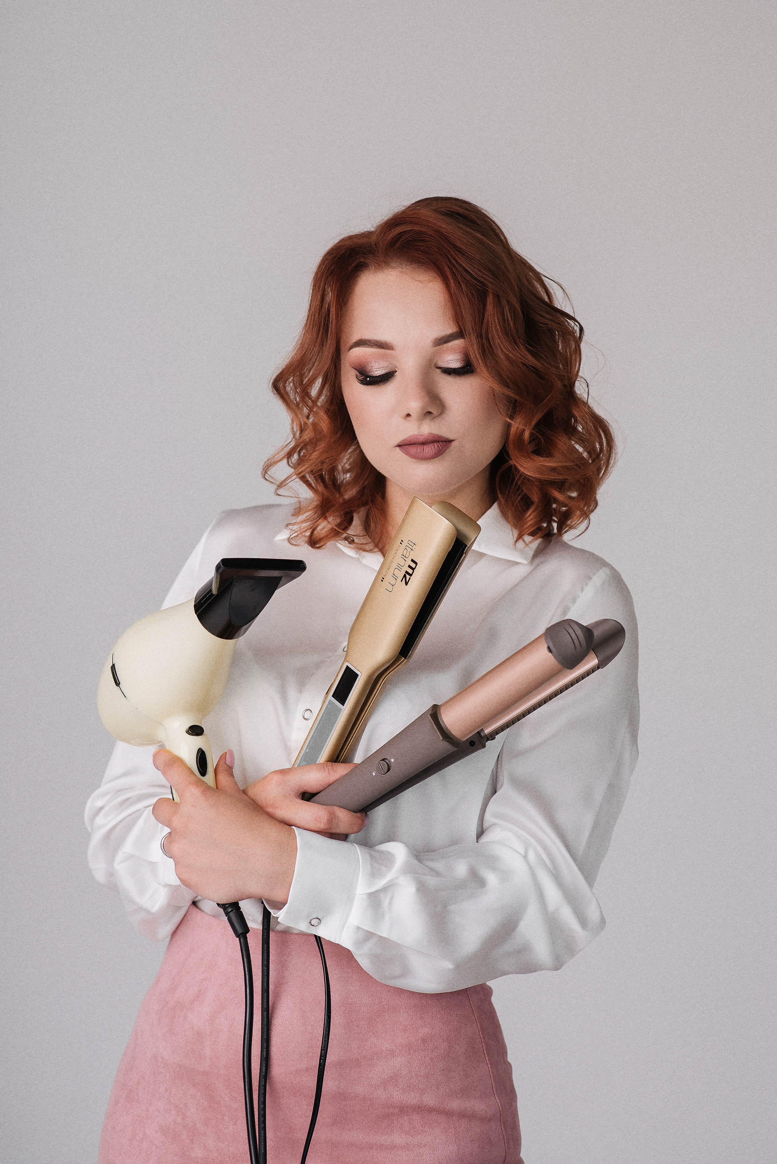 Контент-фотосессия для мастера по волосам Саши. Свадебный и портретный фотограф в Липецке Юлия Свит