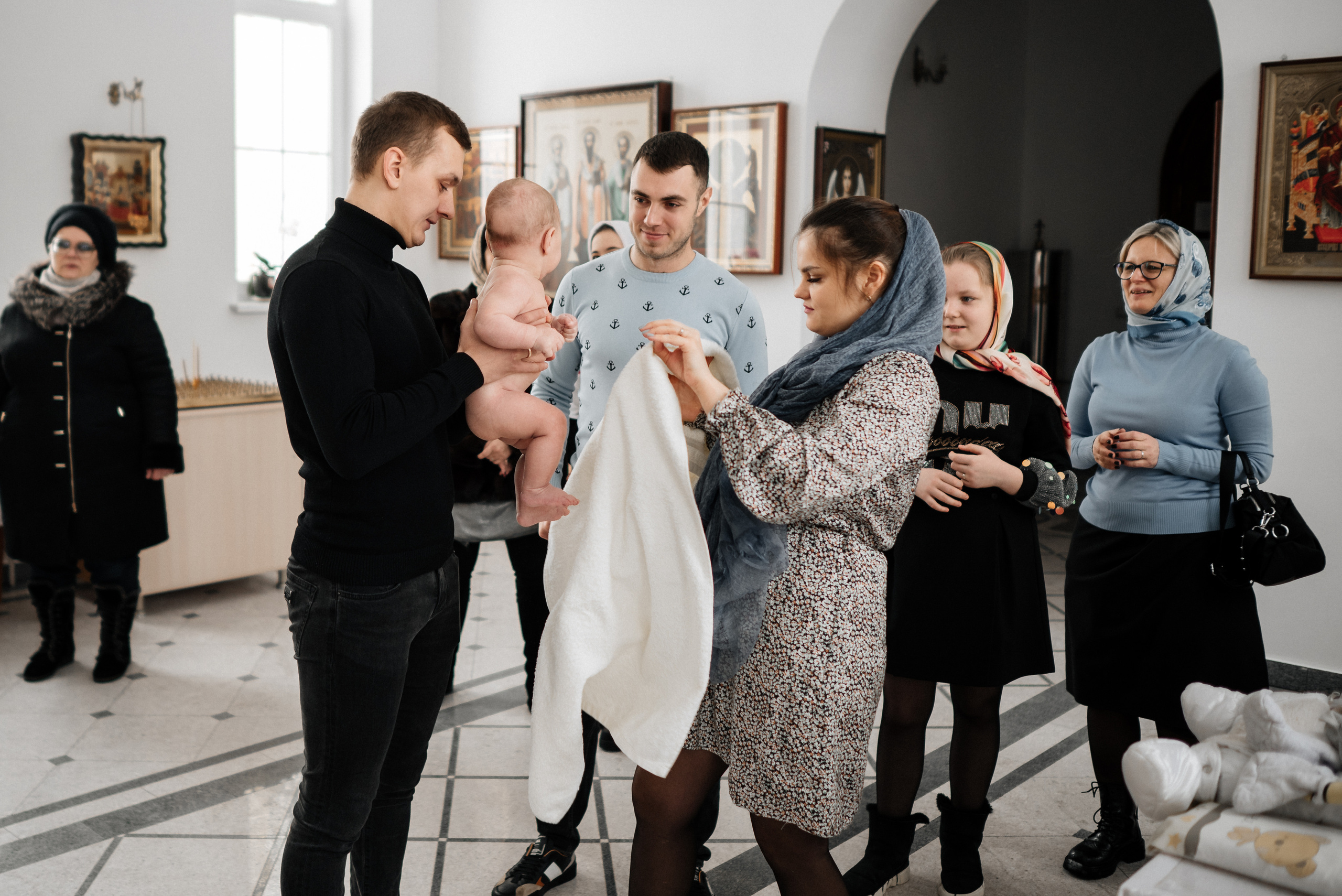 Крестины 29 января 2022. Свадебный и портретный фотограф в Липецке Юлия Свит