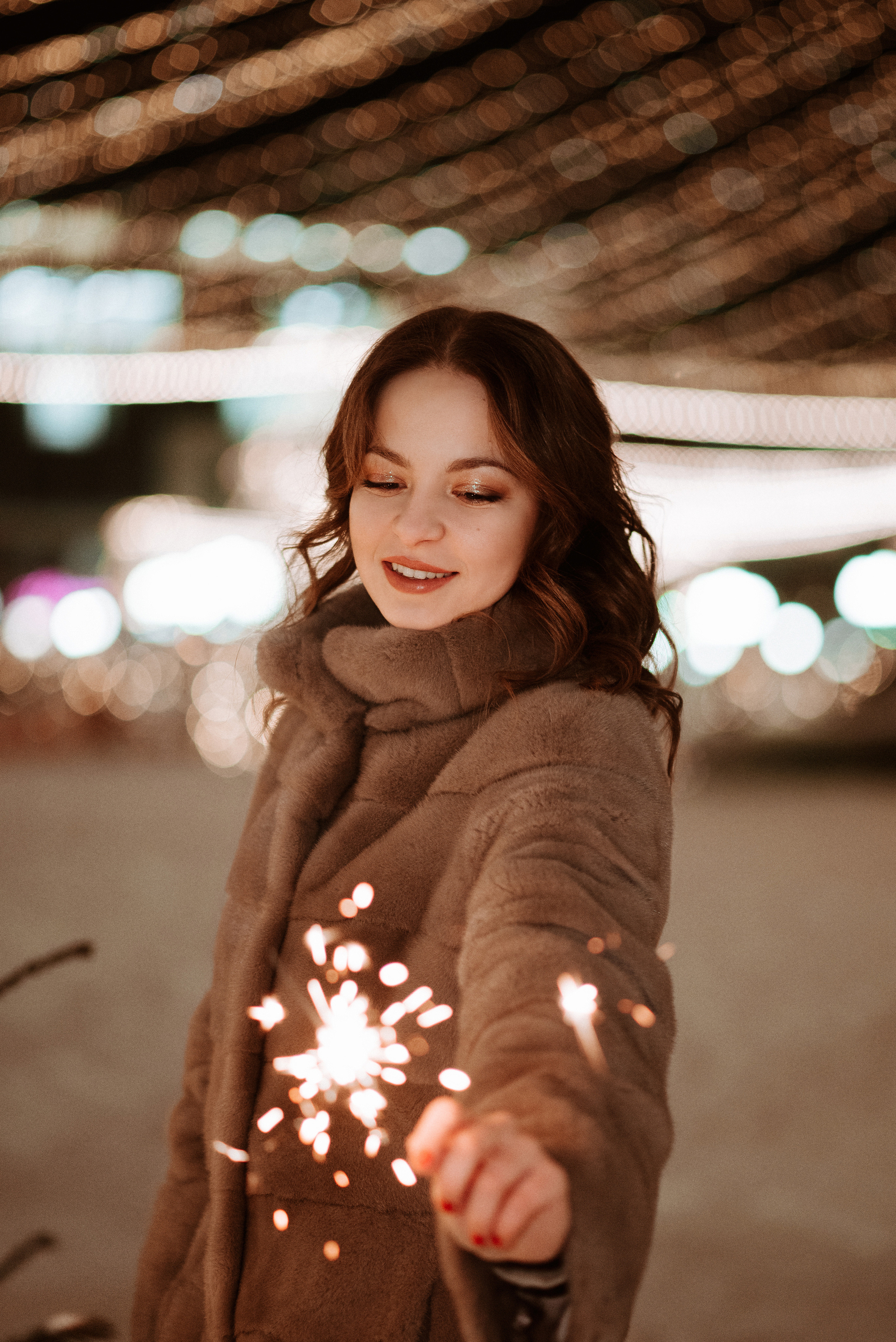 Зимняя вечерняя съемка для Кати. Свадебный и портретный фотограф в Липецке Юлия Свит