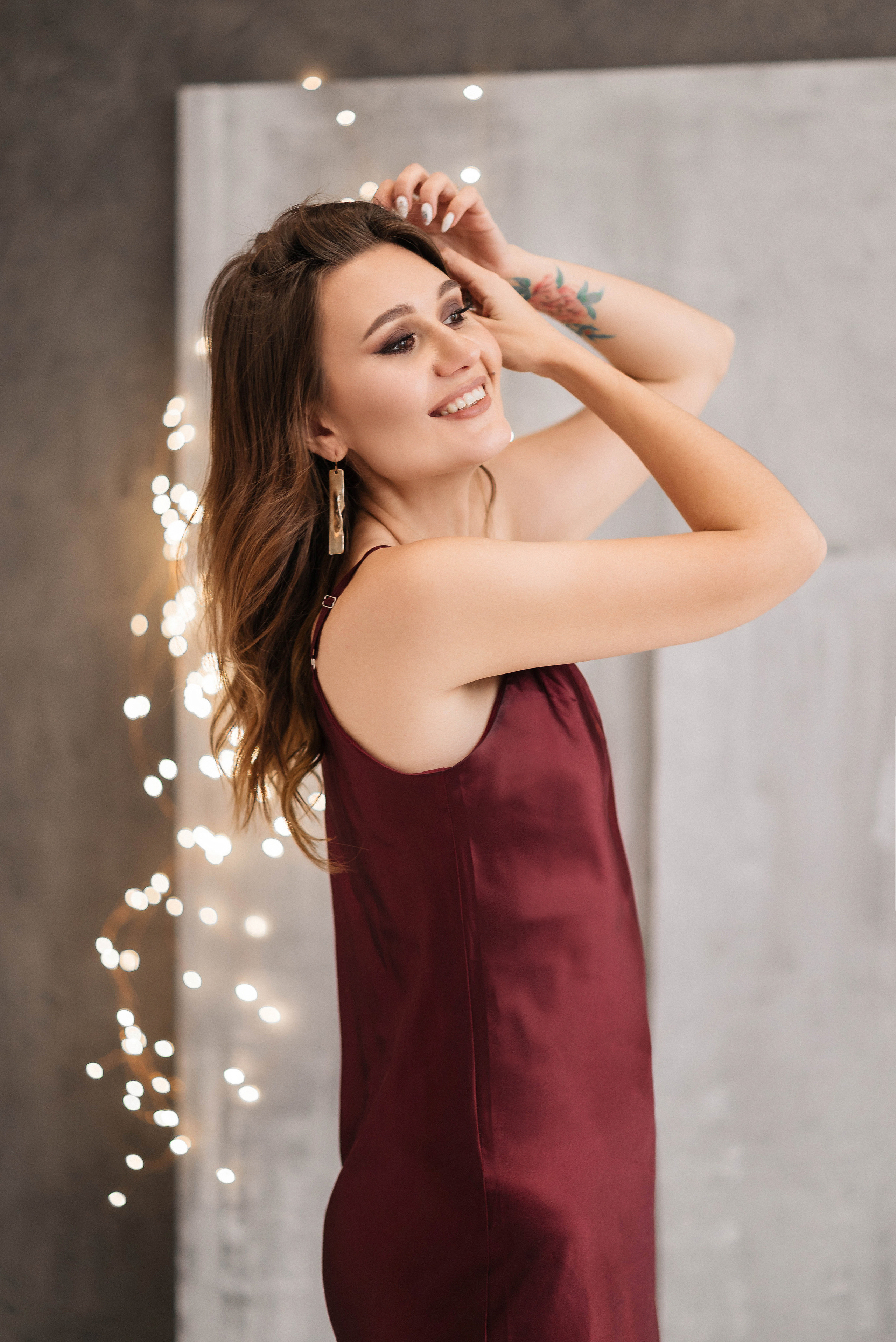 Визажист Маша на новогодней съемке. Свадебный и портретный фотограф в Липецке Юлия Свит