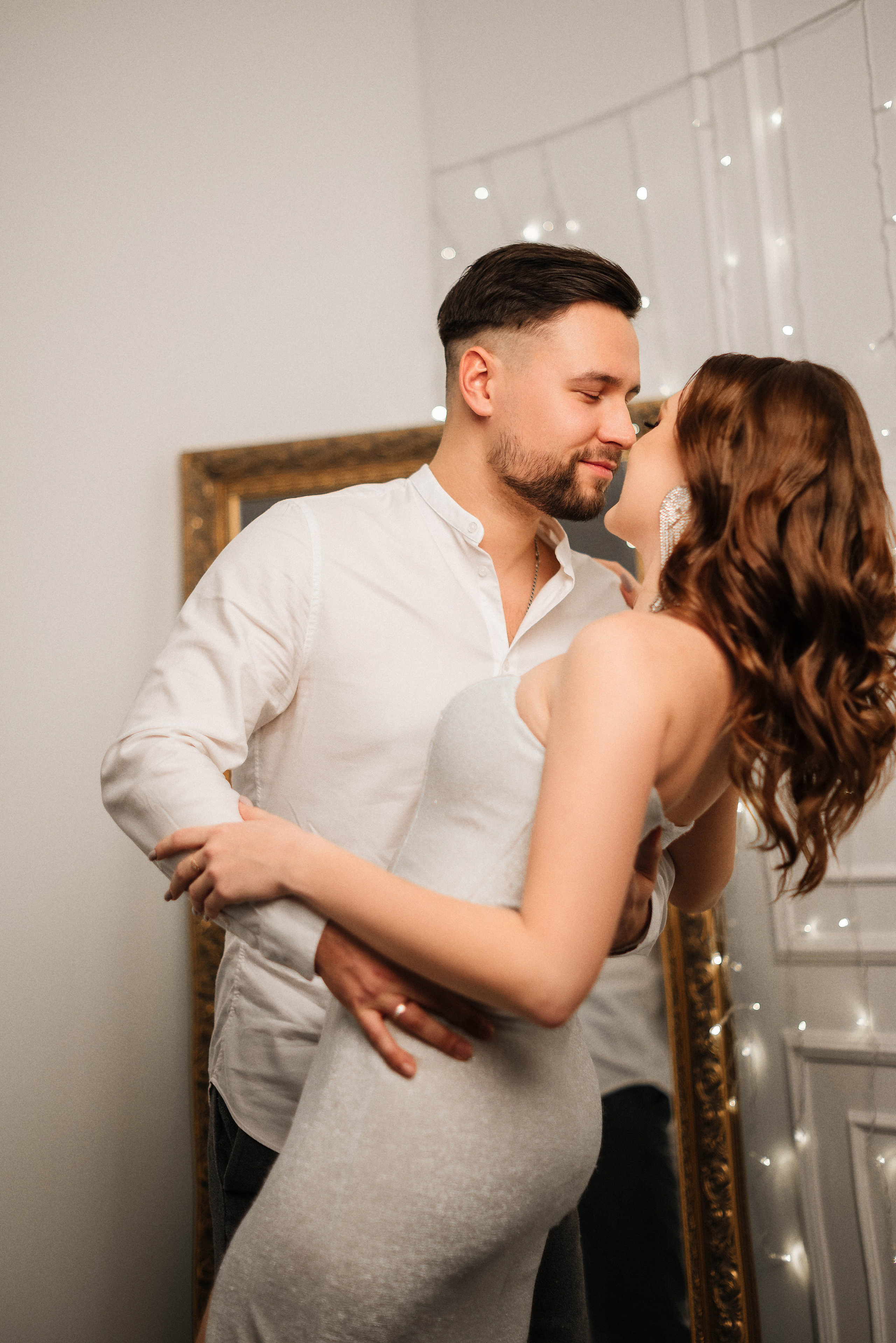 Лиля и Боря в романтичной новогодней съемке. Свадебный и портретный фотограф в Липецке Юлия Свит