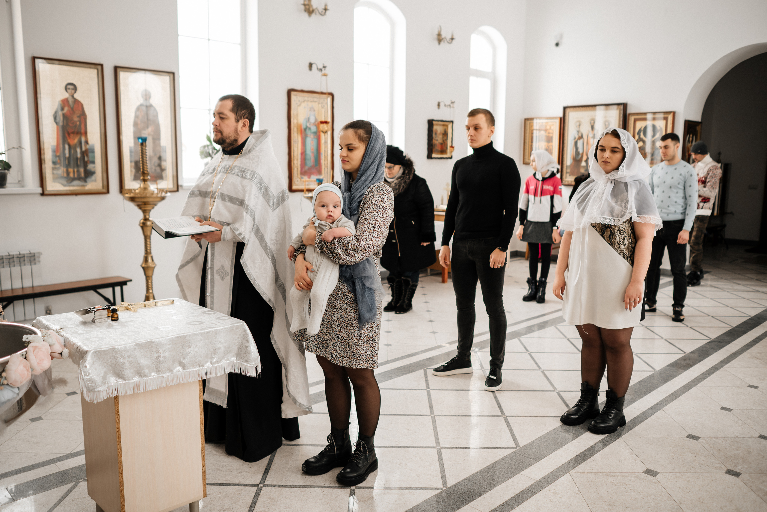 Крестины 29 января 2022. Свадебный и портретный фотограф в Липецке Юлия Свит