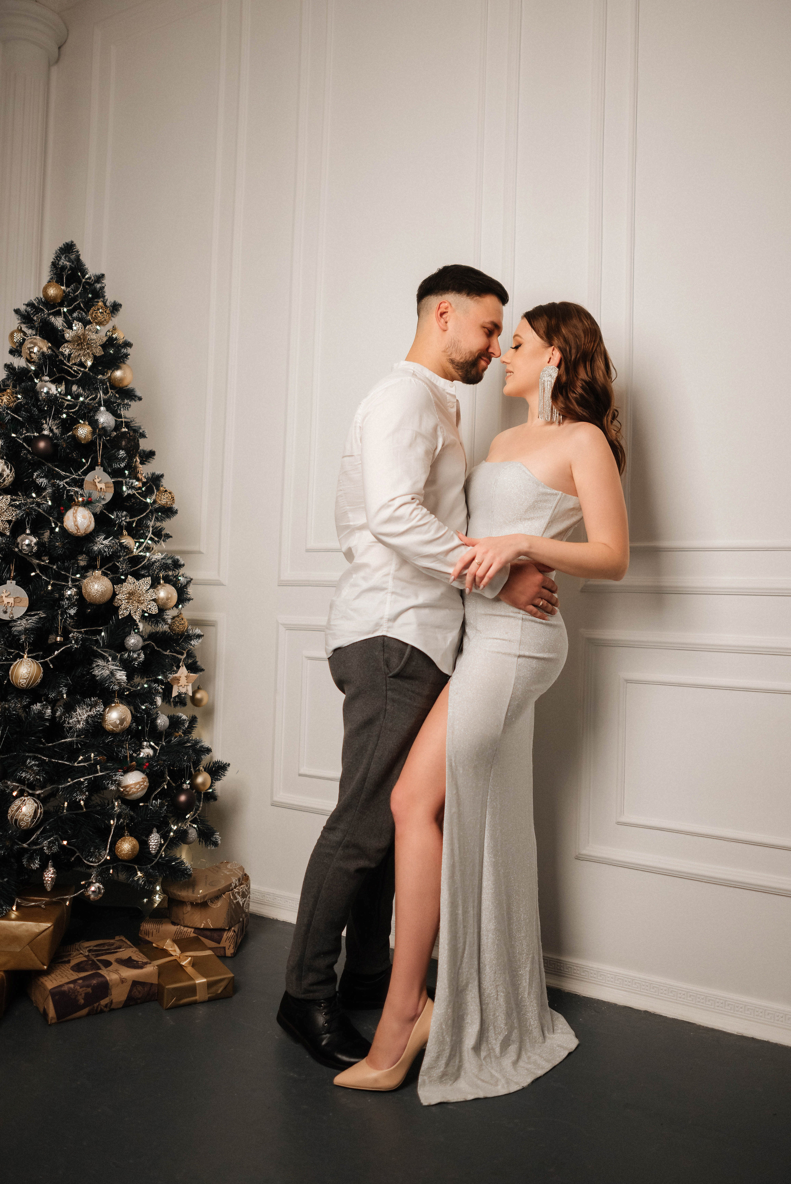 Лиля и Боря в романтичной новогодней съемке. Свадебный и портретный фотограф в Липецке Юлия Свит