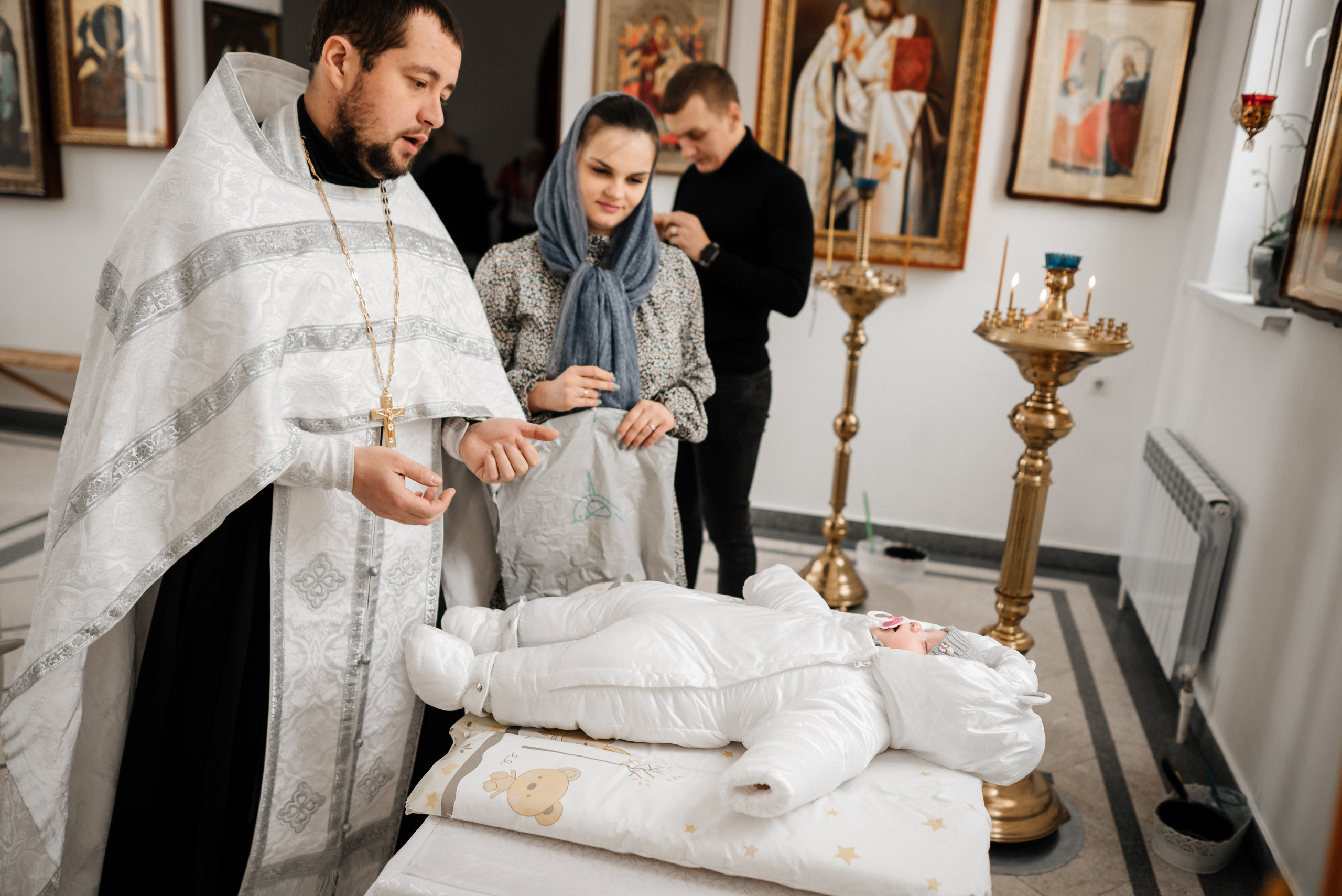 Крестины 29 января 2022. Свадебный и портретный фотограф в Липецке Юлия Свит