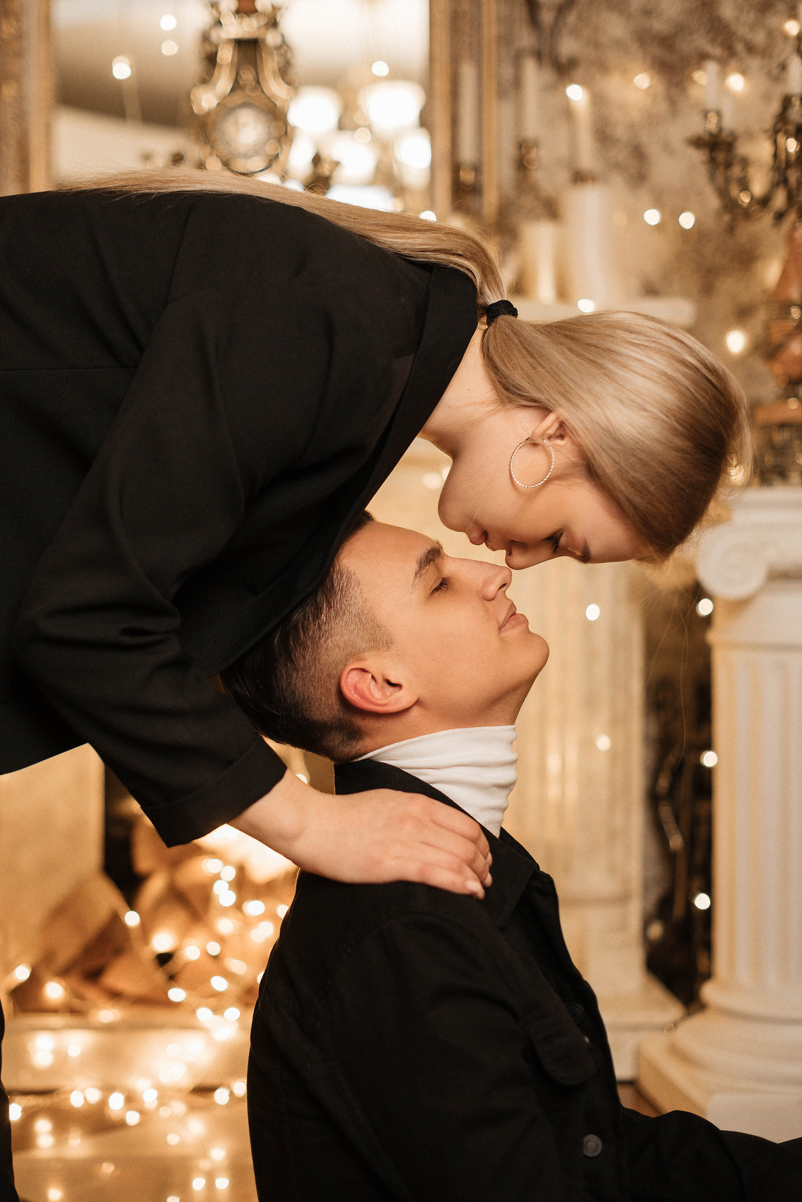 Даша и Саша в двух новогодних образах. Свадебный и портретный фотограф в Липецке Юлия Свит