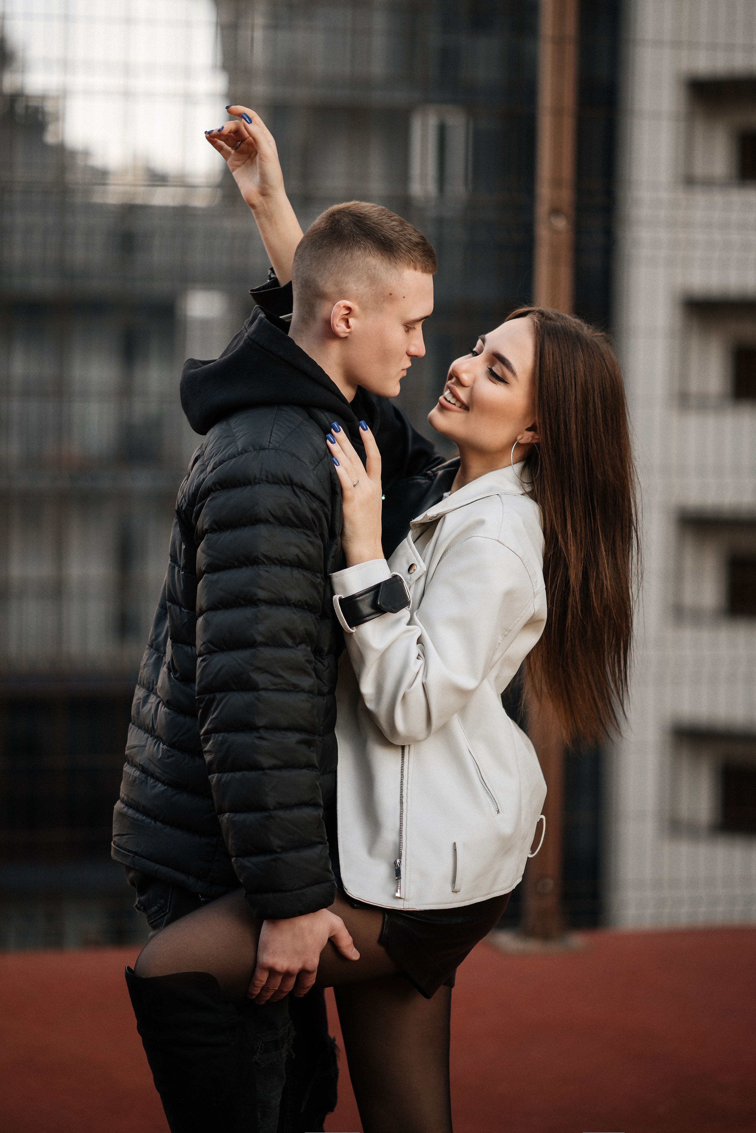 Фотопрогулка для Сони и Артёма, съемка с машиной. Свадебный и портретный фотограф в Липецке Юлия Свит