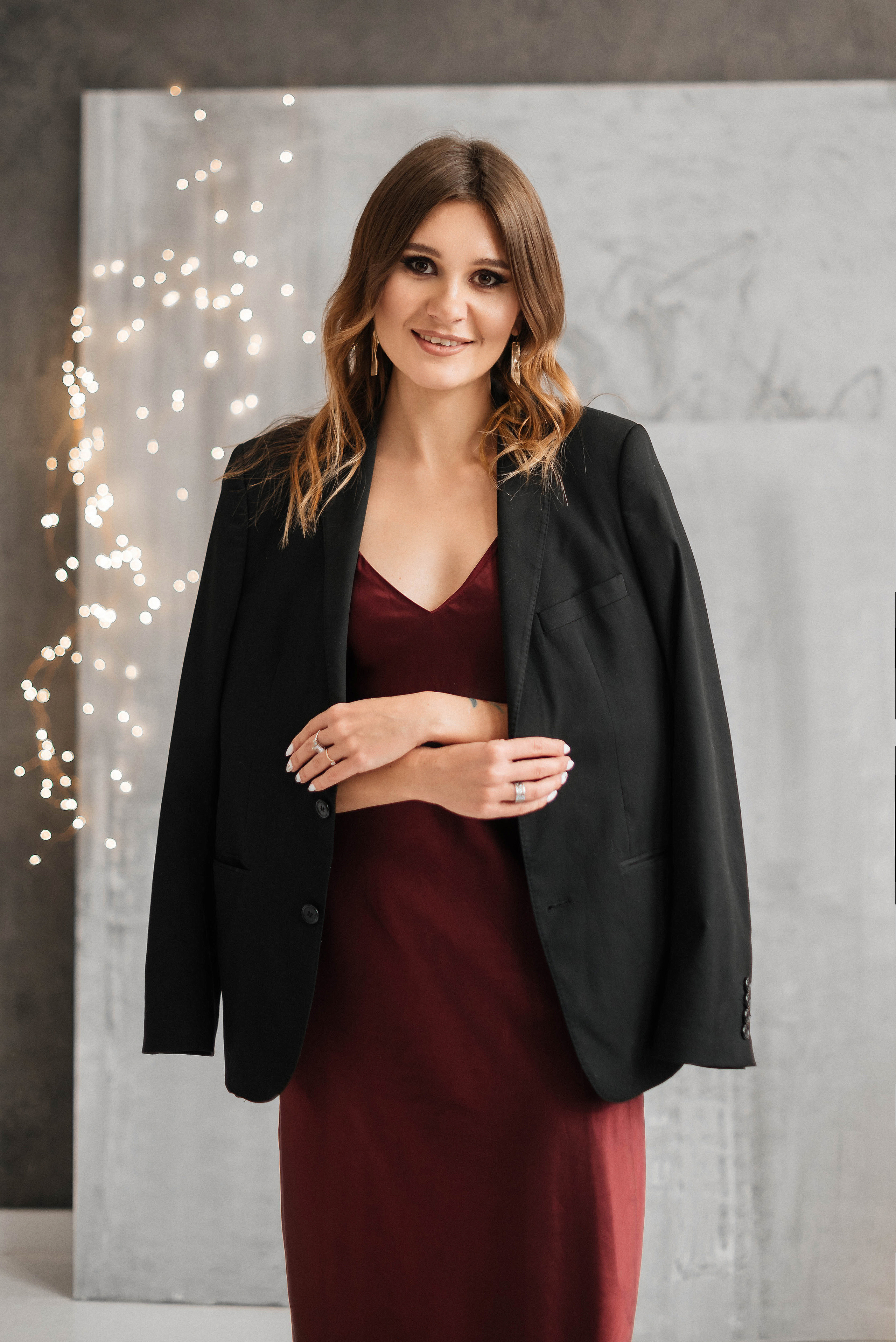 Визажист Маша на новогодней съемке. Свадебный и портретный фотограф в Липецке Юлия Свит