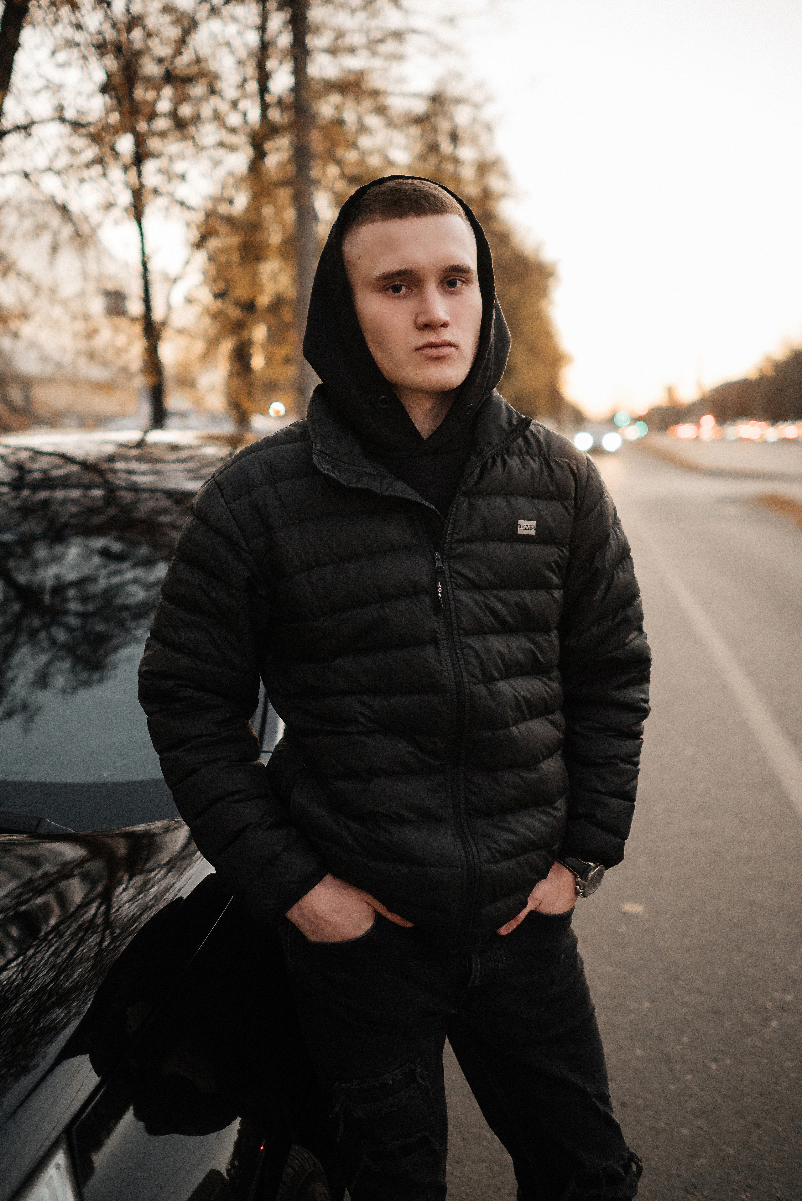 Фотопрогулка для Сони и Артёма, съемка с машиной. Свадебный и портретный фотограф в Липецке Юлия Свит