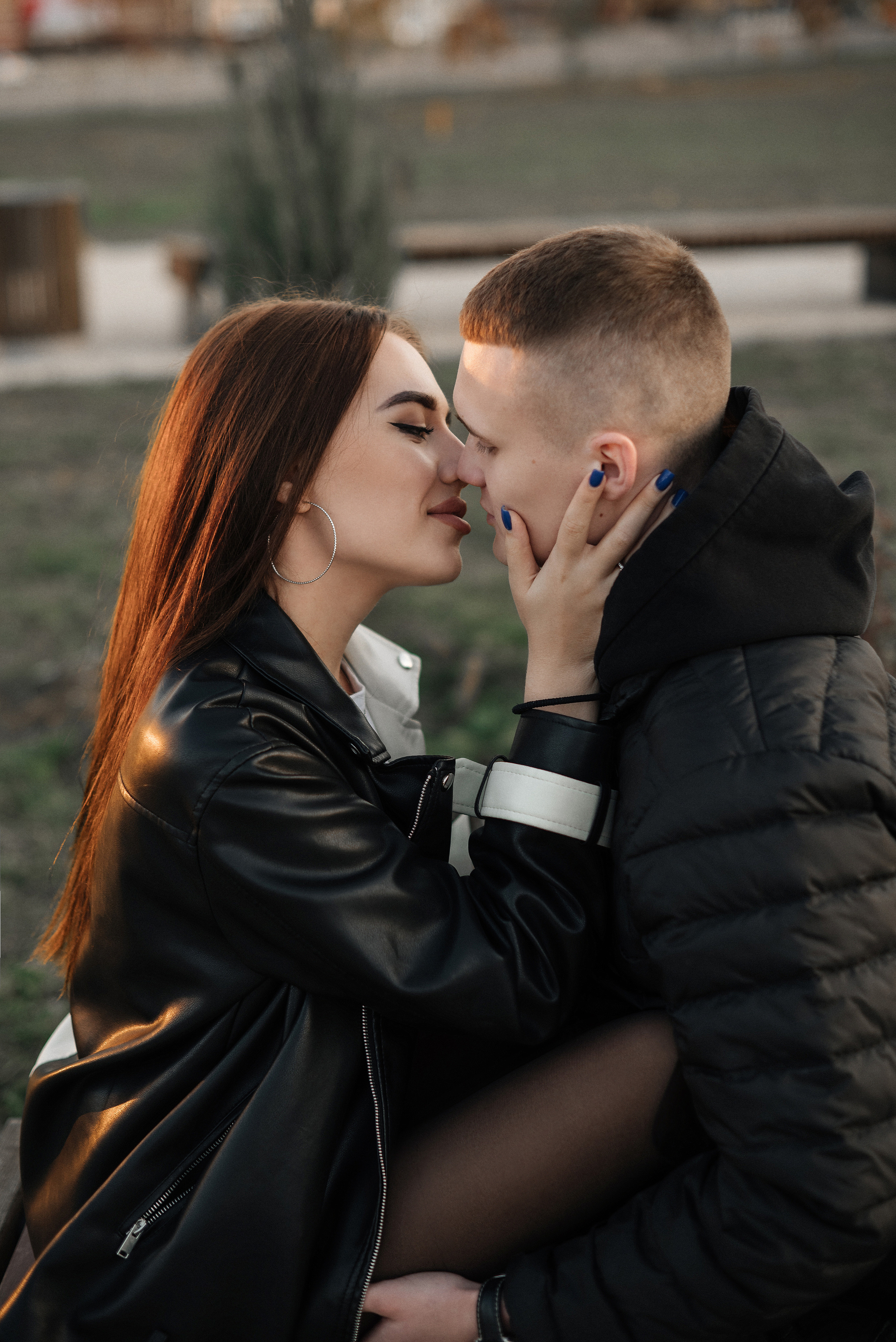 Фотопрогулка для Сони и Артёма, съемка с машиной. Свадебный и портретный фотограф в Липецке Юлия Свит