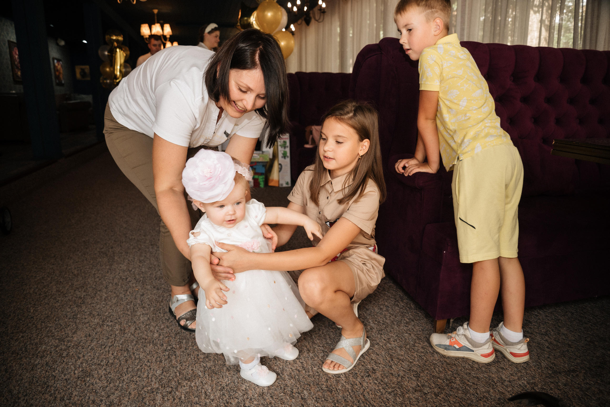 День рождения Вари (1 годик). Свадебный и портретный фотограф в Липецке Юлия Свит