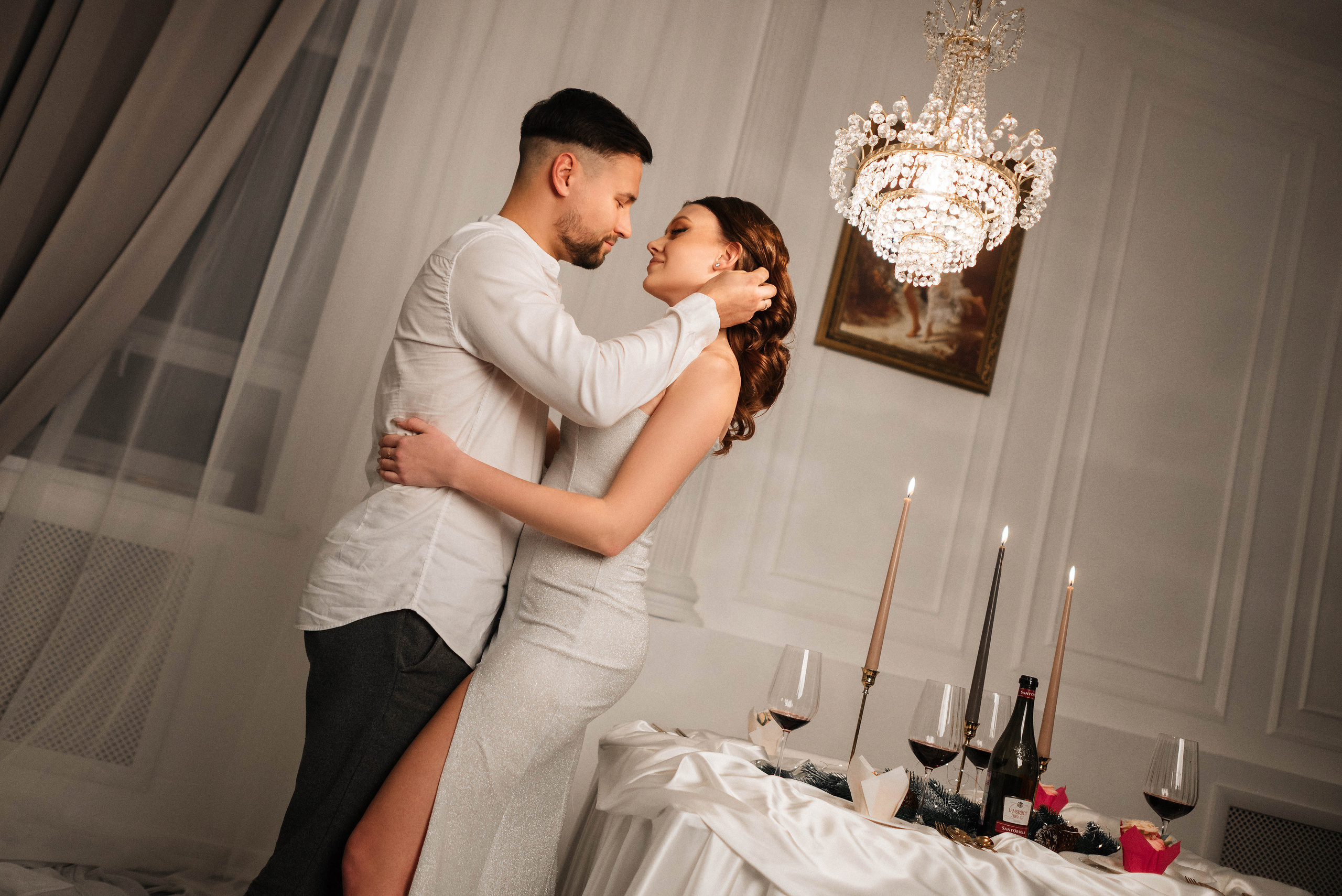 Лиля и Боря в романтичной новогодней съемке. Свадебный и портретный фотограф в Липецке Юлия Свит