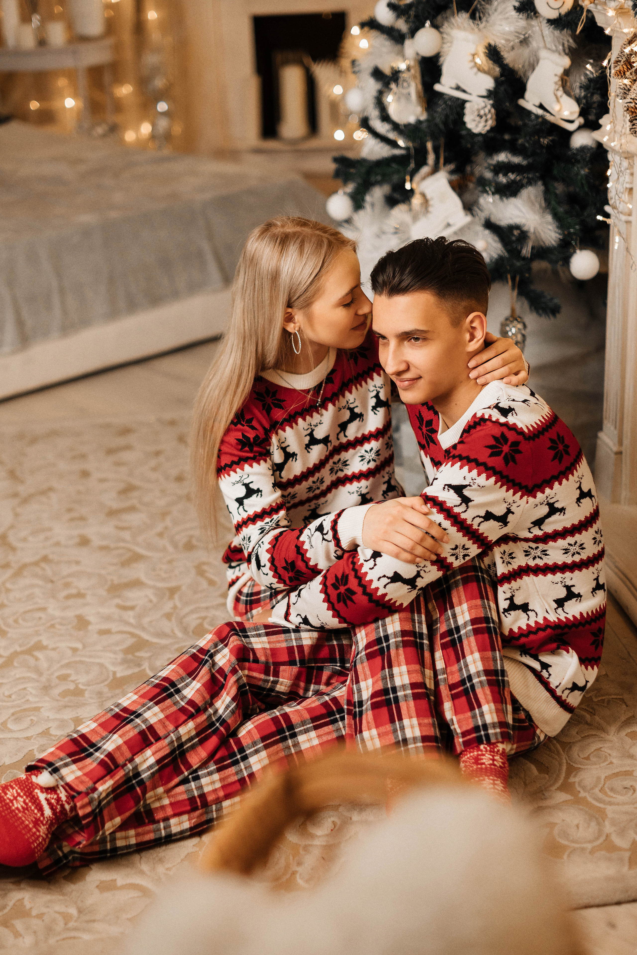 Даша и Саша в двух новогодних образах. Свадебный и портретный фотограф в Липецке Юлия Свит