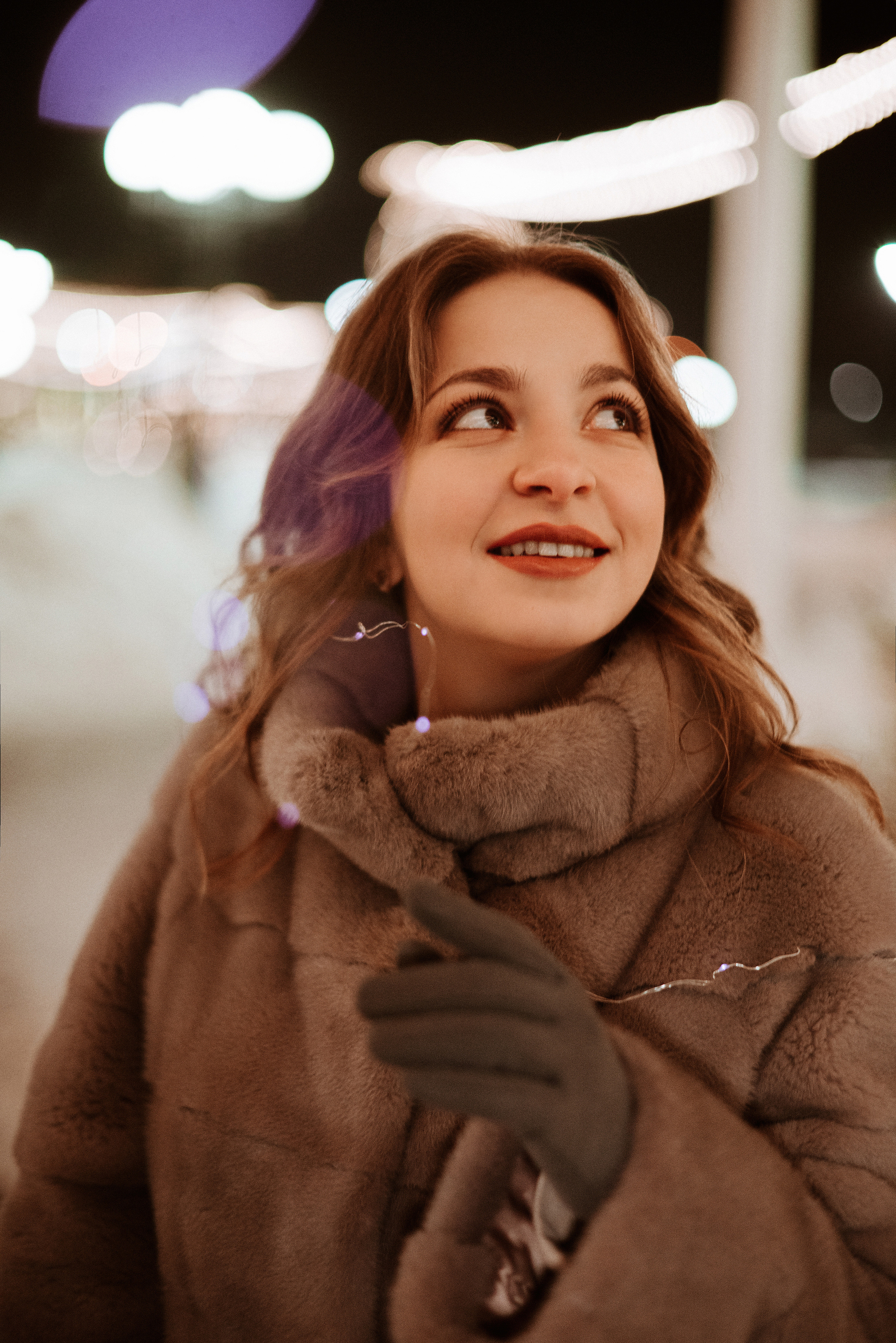 Зимняя вечерняя съемка для Кати. Свадебный и портретный фотограф в Липецке Юлия Свит