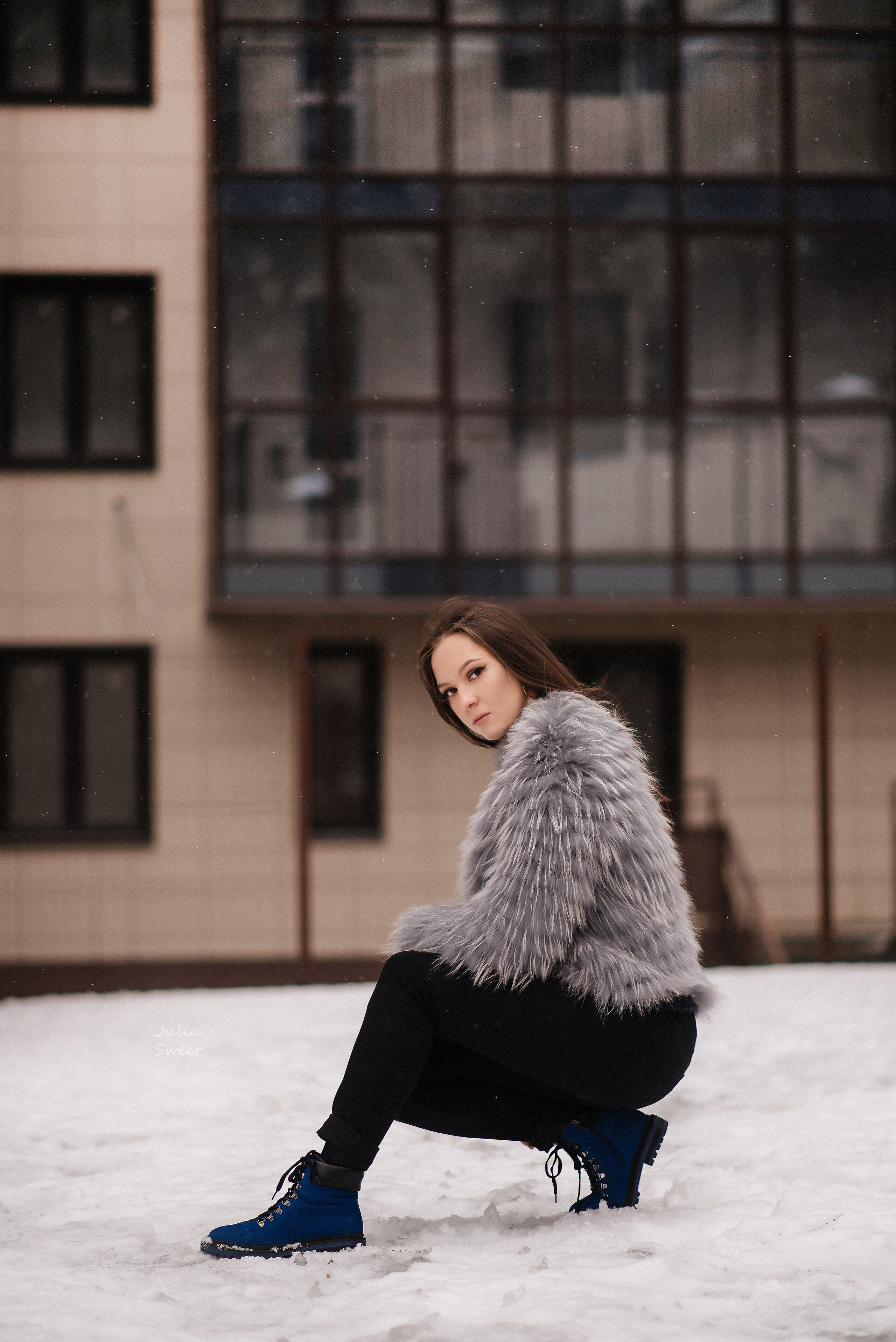 Уличная зимняя съемка для Маши. Свадебный и портретный фотограф в Липецке Юлия Свит