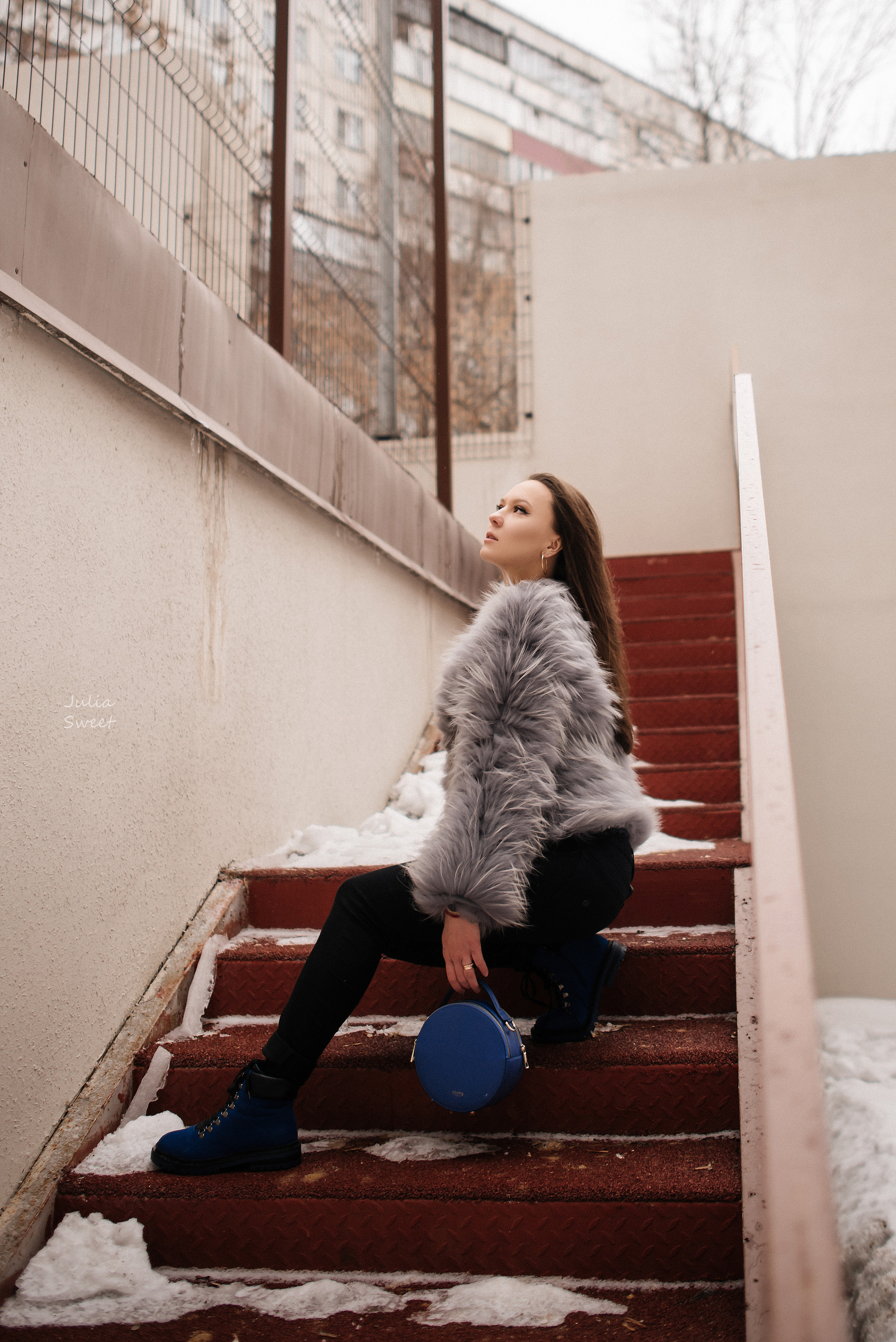 Уличная зимняя съемка для Маши. Свадебный и портретный фотограф в Липецке Юлия Свит